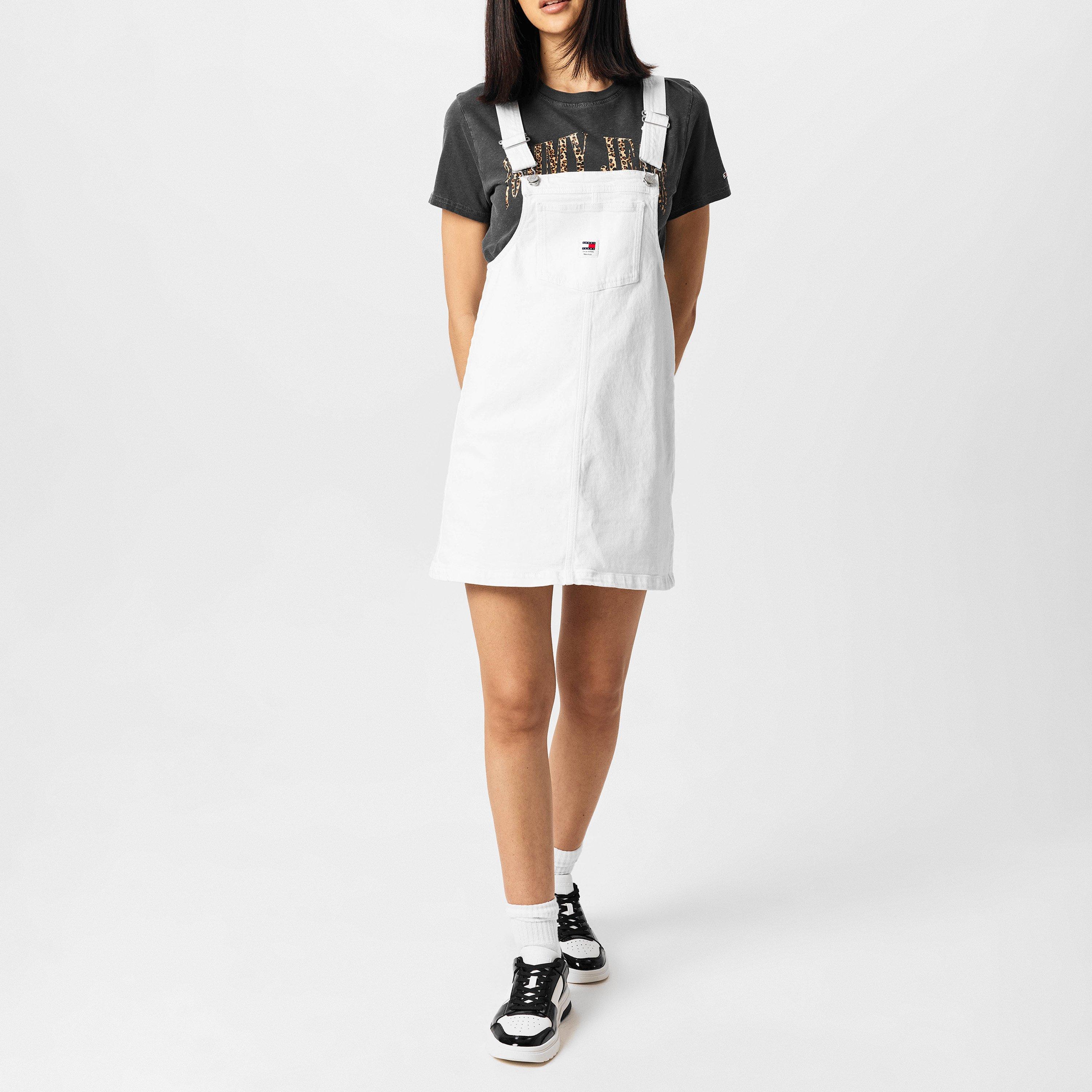 Denim Blanc - Tommy Jeans - Pinafore Denim Dress - 6