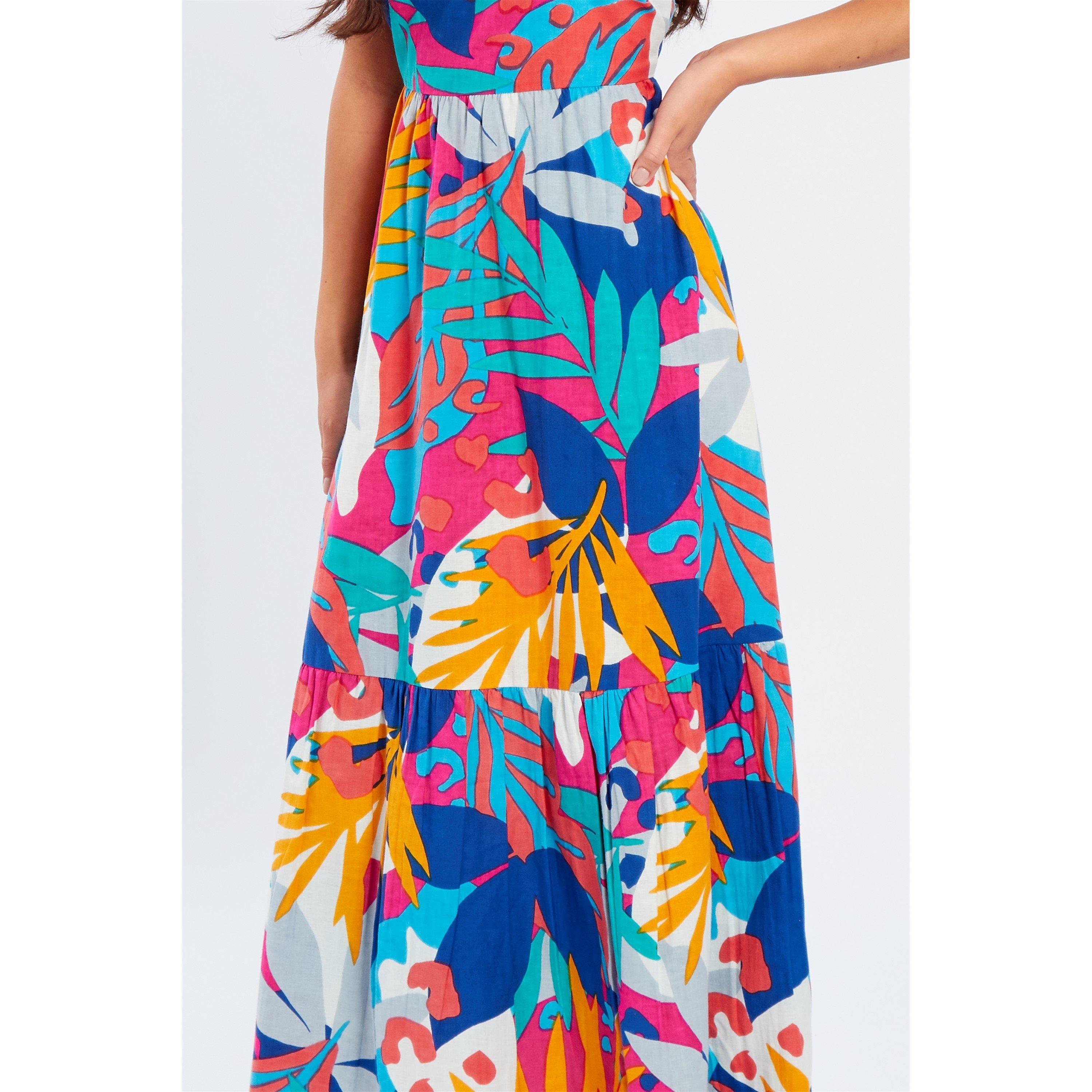 Floral - Be You - Tie Back Maxi Dress - 4