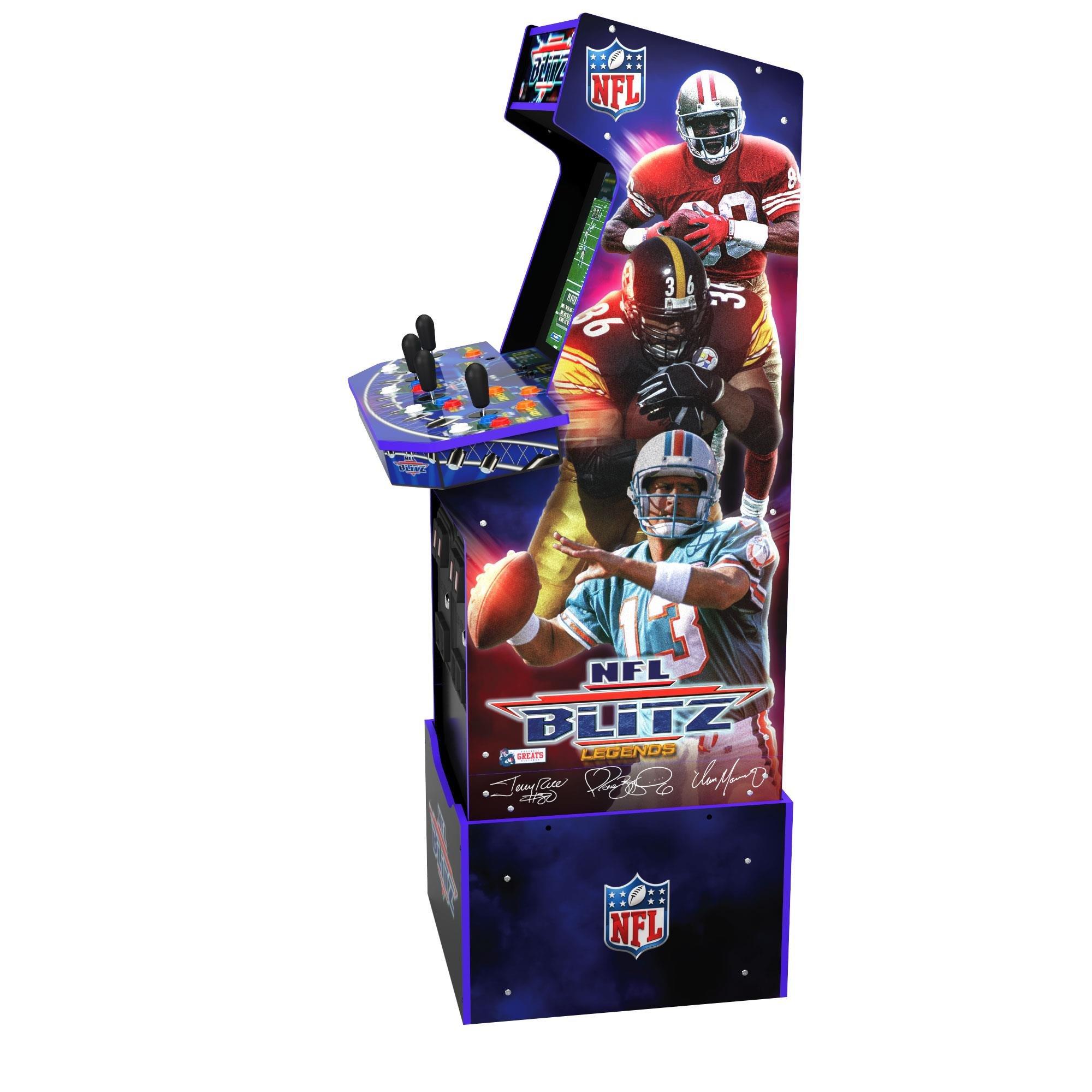 Black / Blue - Arcade1Up - NFL Blitz Arcade Machine - 4