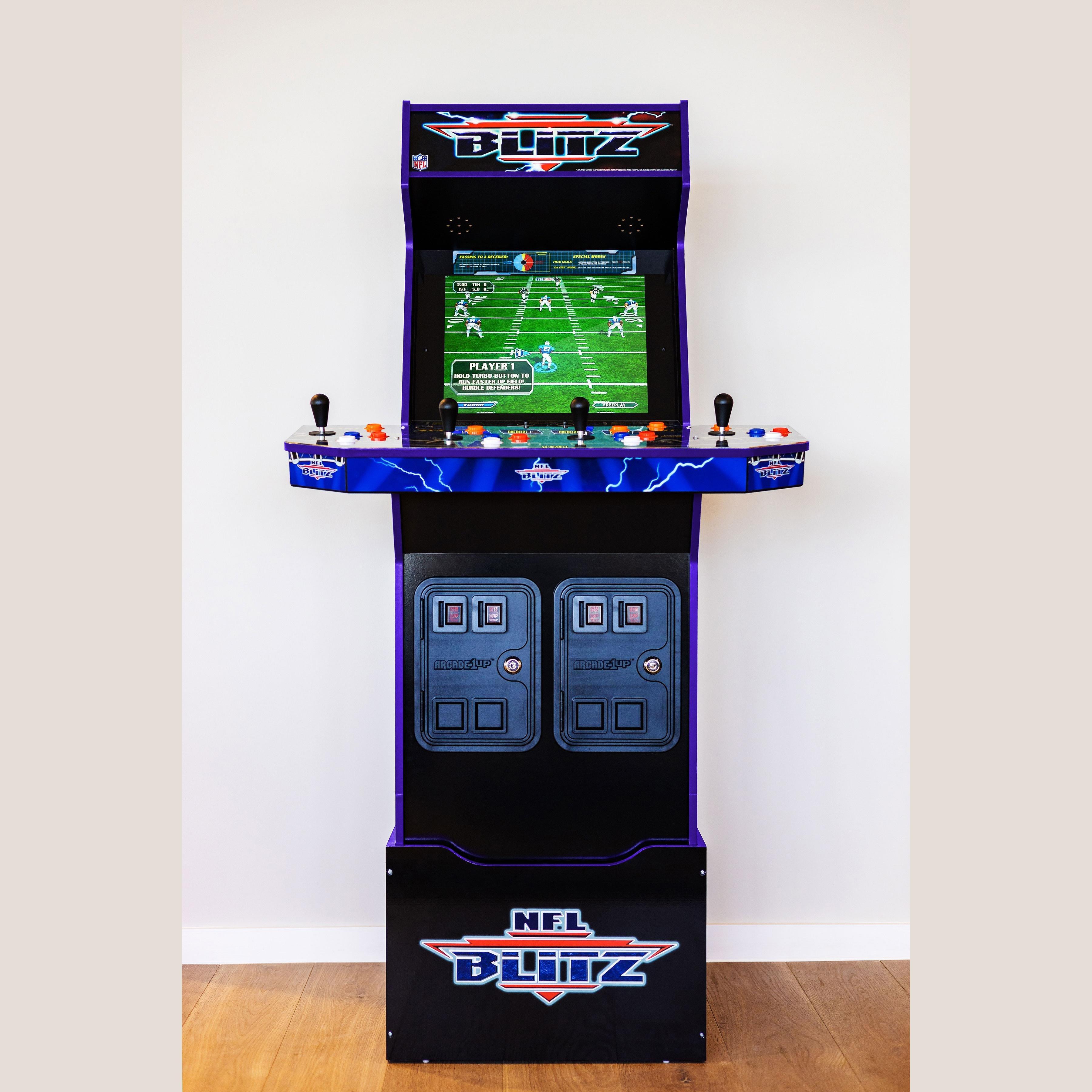 Black / Blue - Arcade1Up - NFL Blitz Arcade Machine - 7