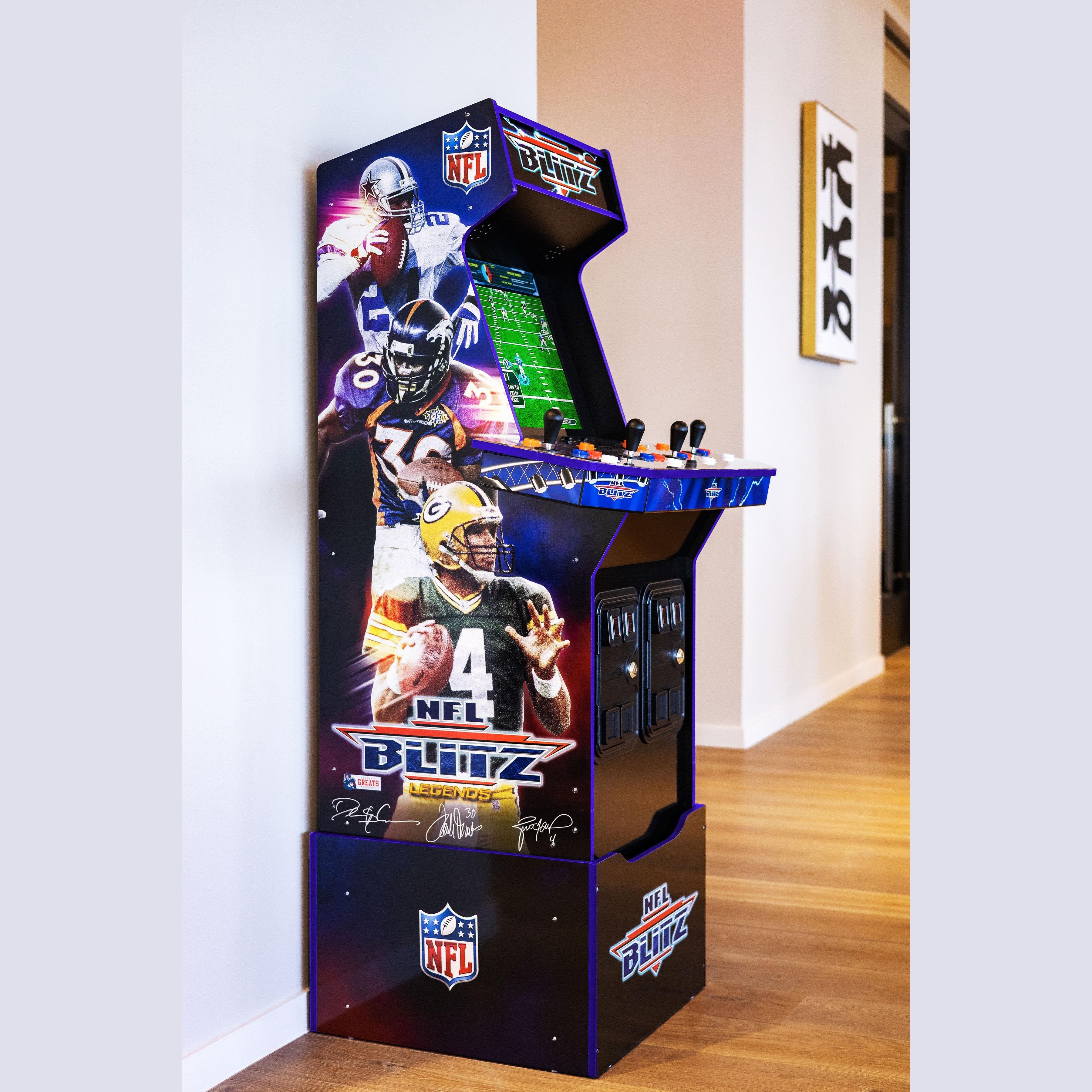 Black / Blue - Arcade1Up - NFL Blitz Arcade Machine - 8