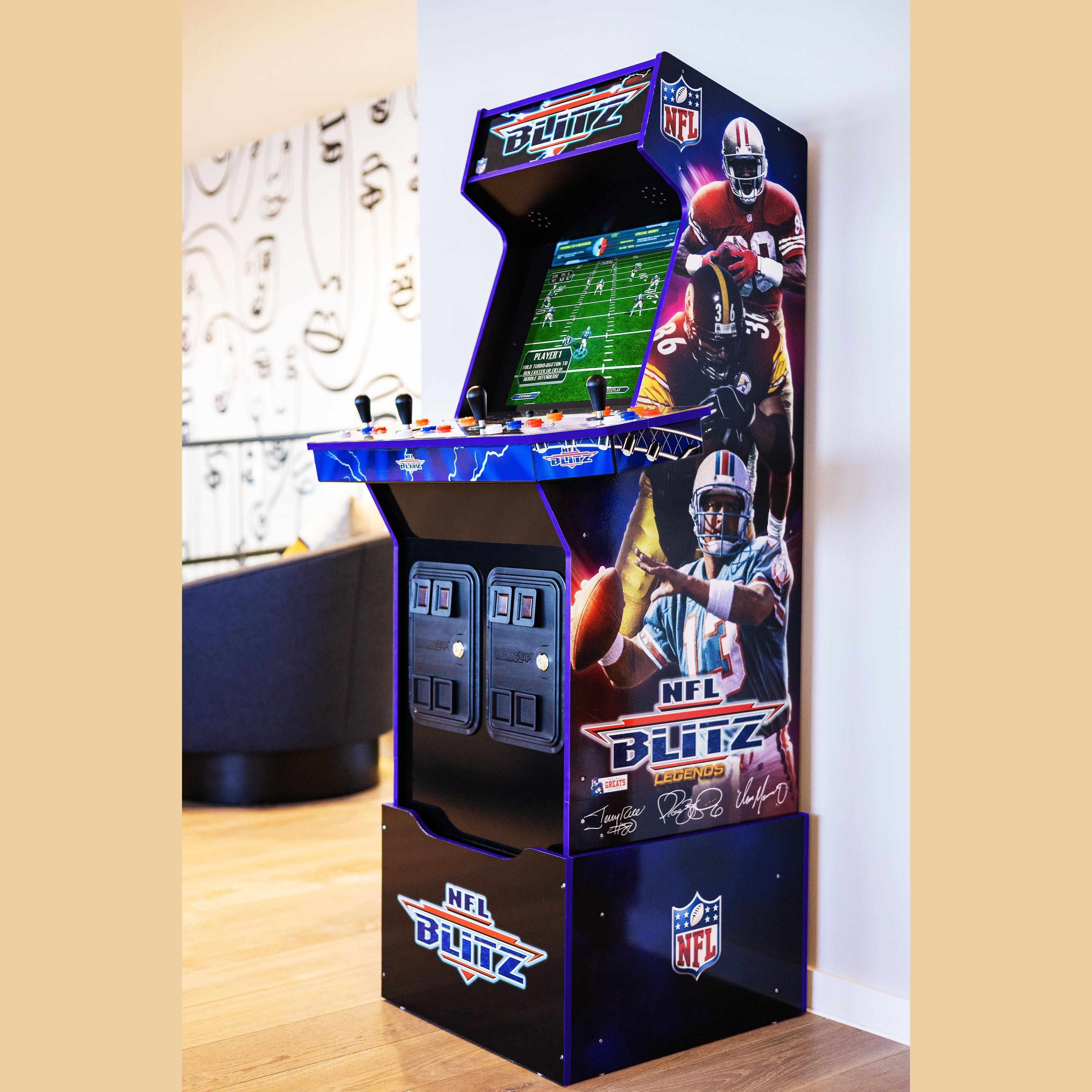 Black / Blue - Arcade1Up - NFL Blitz Arcade Machine - 9