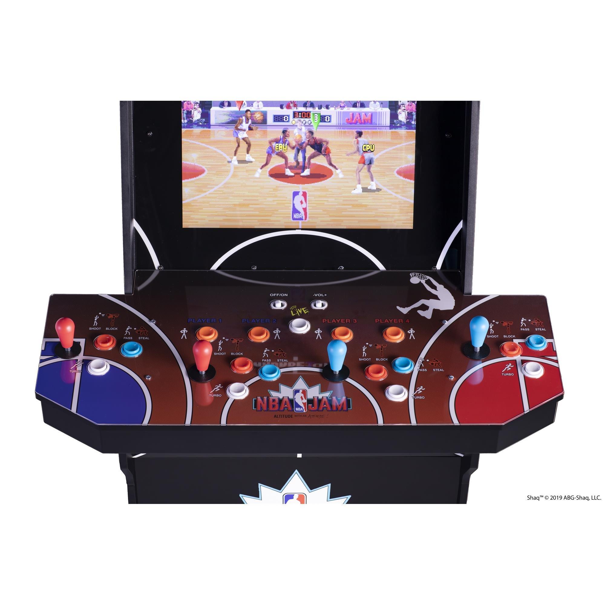 None - Arcade1Up - NBA Jam Shaq Edition Arcade Machine - 2