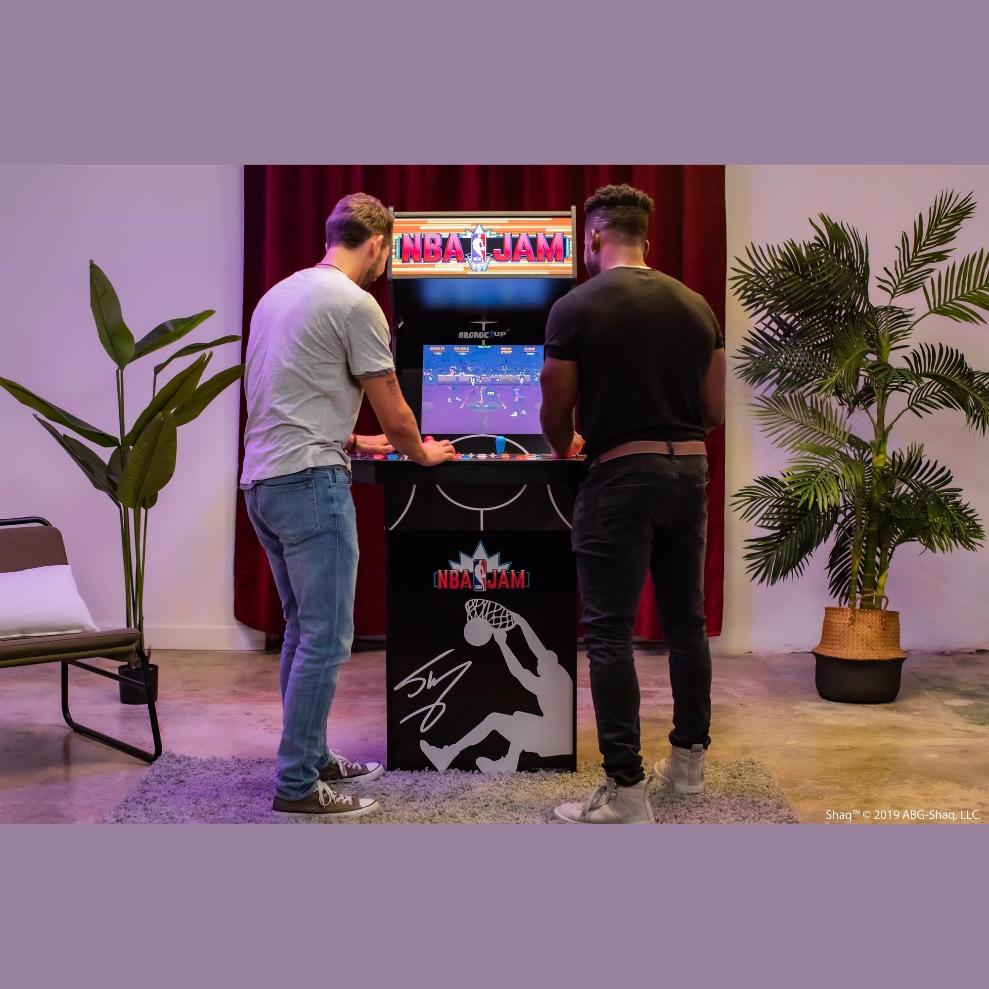 None - Arcade1Up - NBA Jam Shaq Edition Arcade Machine - 5