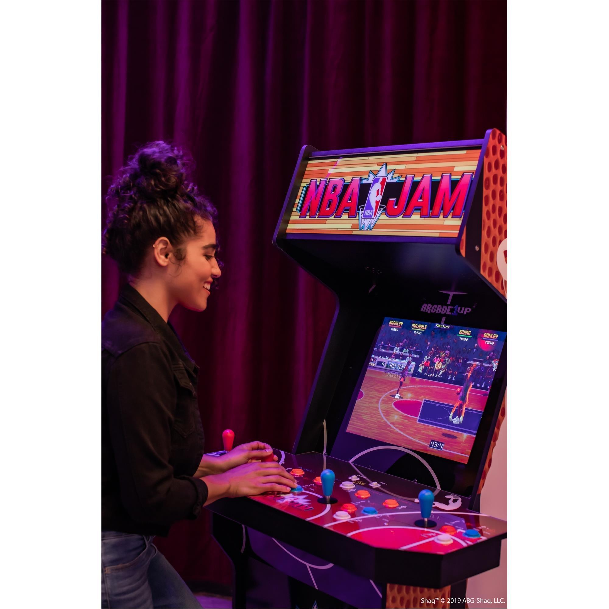 None - Arcade1Up - NBA Jam Shaq Edition Arcade Machine - 6