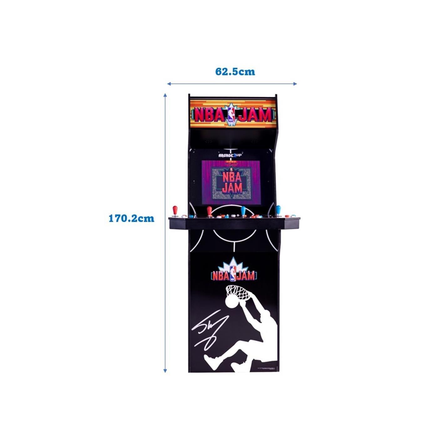 None - Arcade1Up - NBA Jam Shaq Edition Arcade Machine - 8
