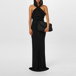 Saint Laurent Hooded Maxi Dress