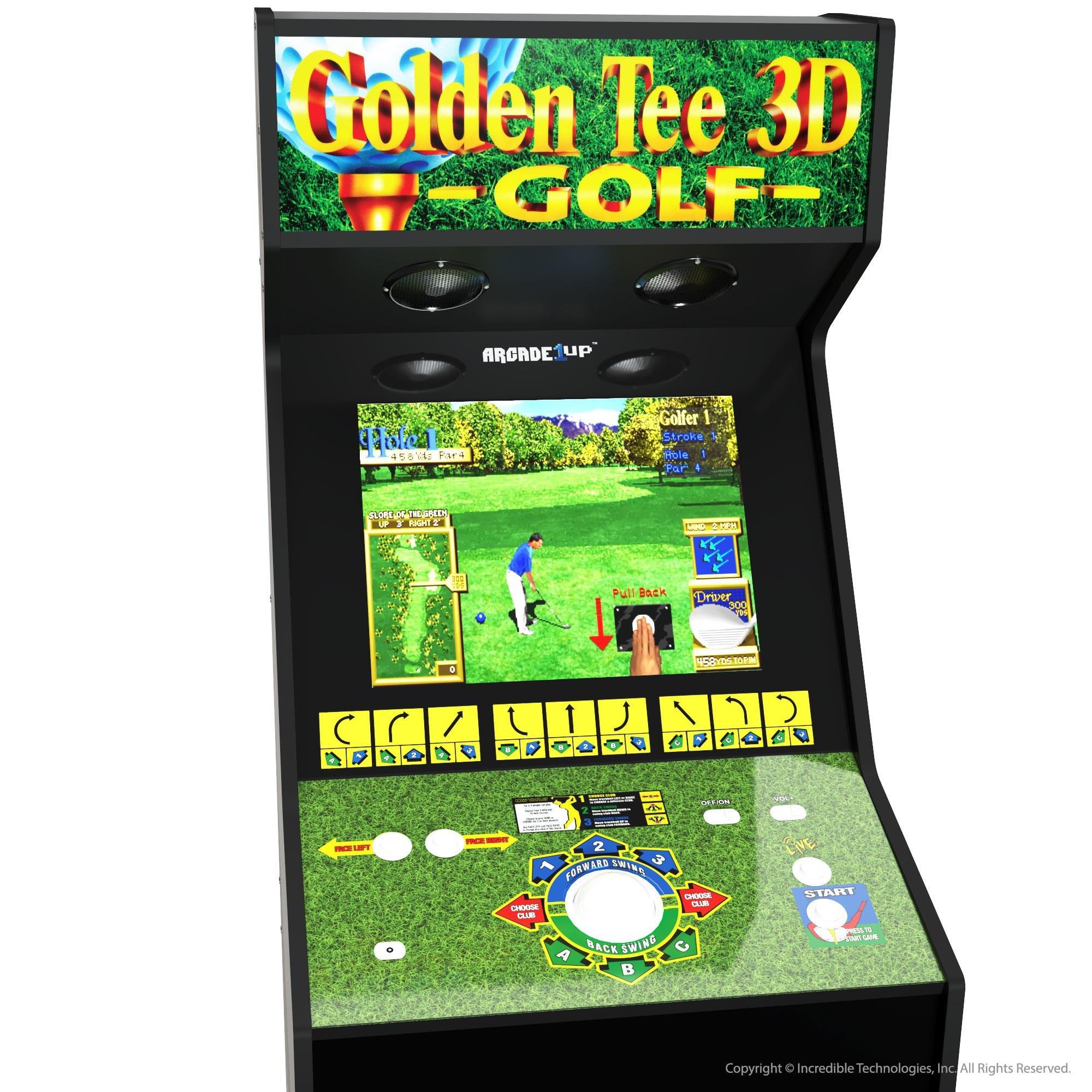 None - Arcade1Up - Golden Tee Bundle Arcade Machine - 2