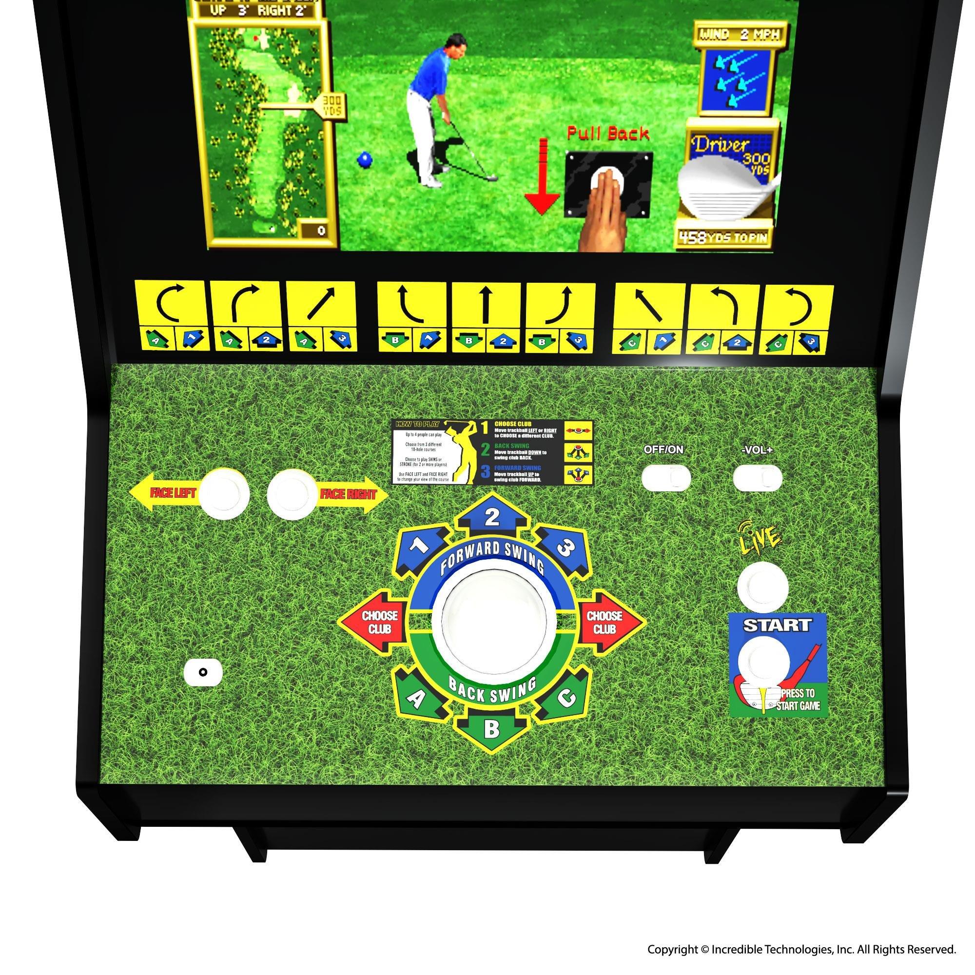 None - Arcade1Up - Golden Tee Bundle Arcade Machine - 3