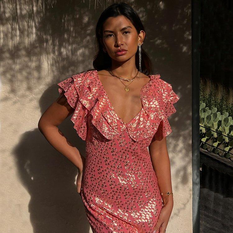 Pink - Never Fully Dressed - Tilda Maxi Dress - 2