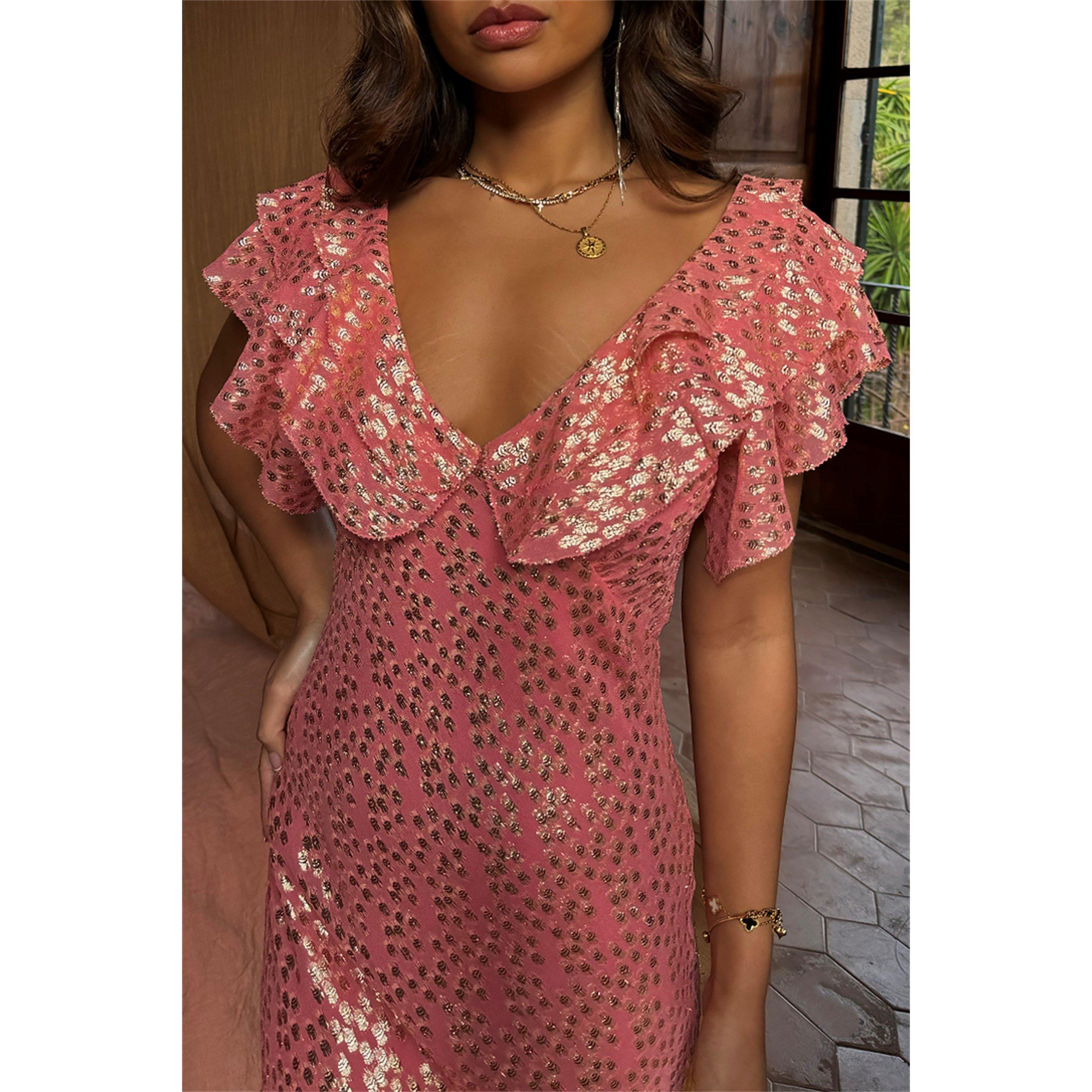 Pink - Never Fully Dressed - Tilda Maxi Dress - 3