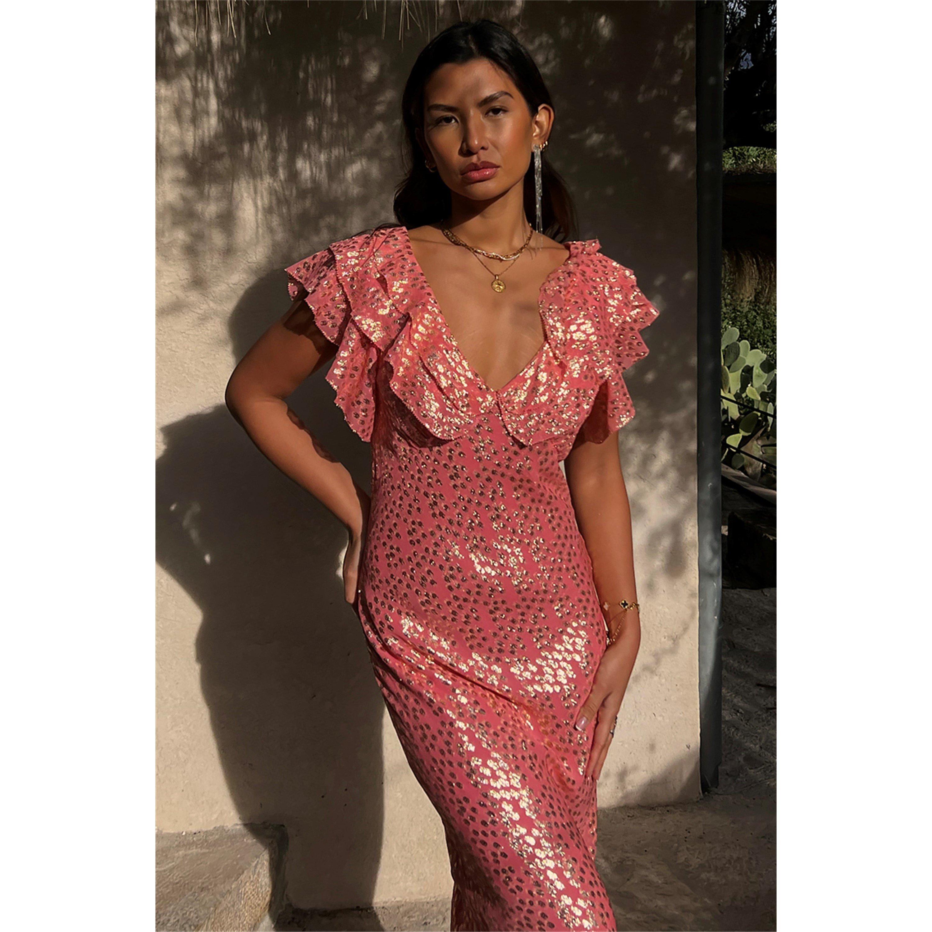 Pink - Never Fully Dressed - Tilda Maxi Dress - 7