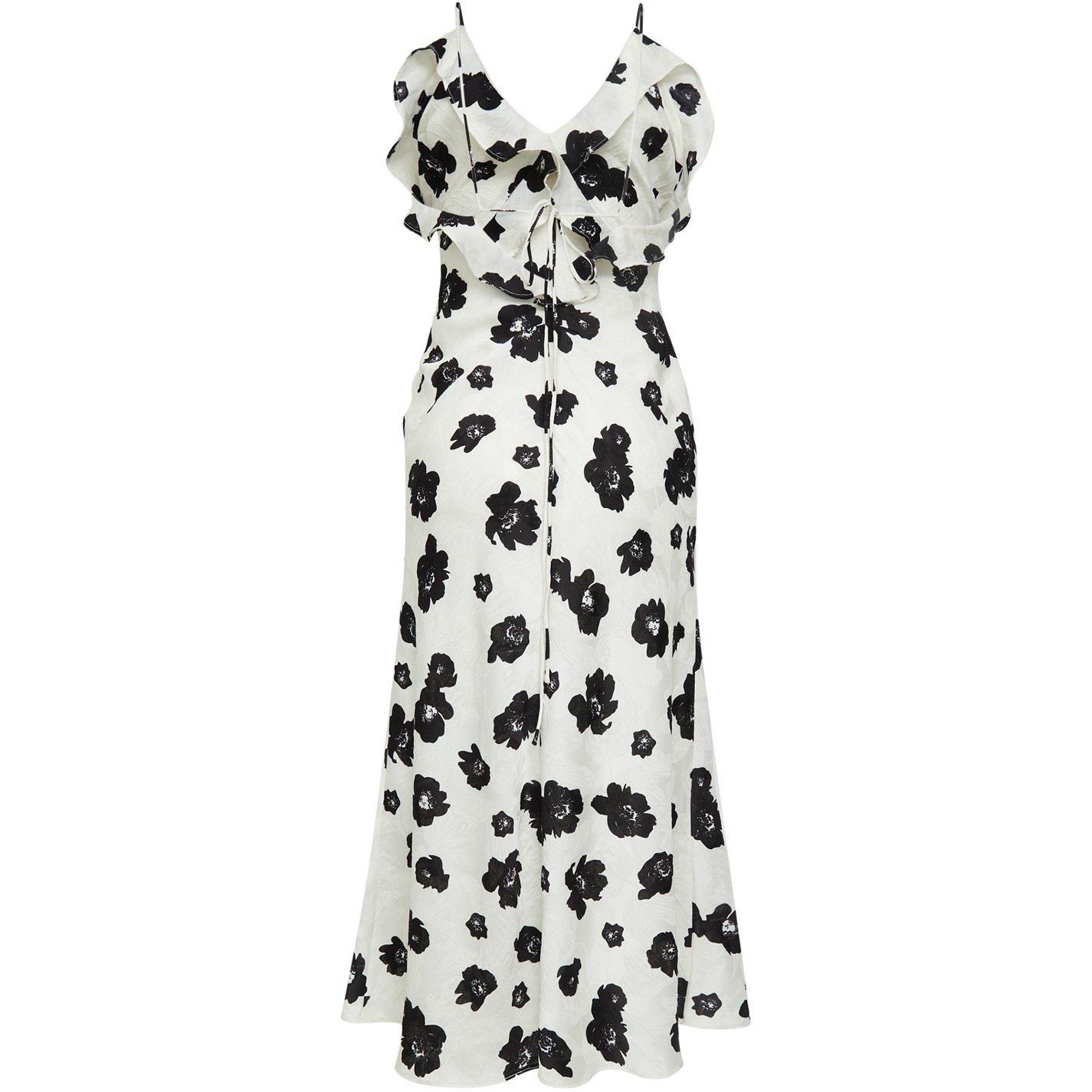 Ivory Flor - Bardot - Women's Olea Floral Maxi Slinky Dress - 5