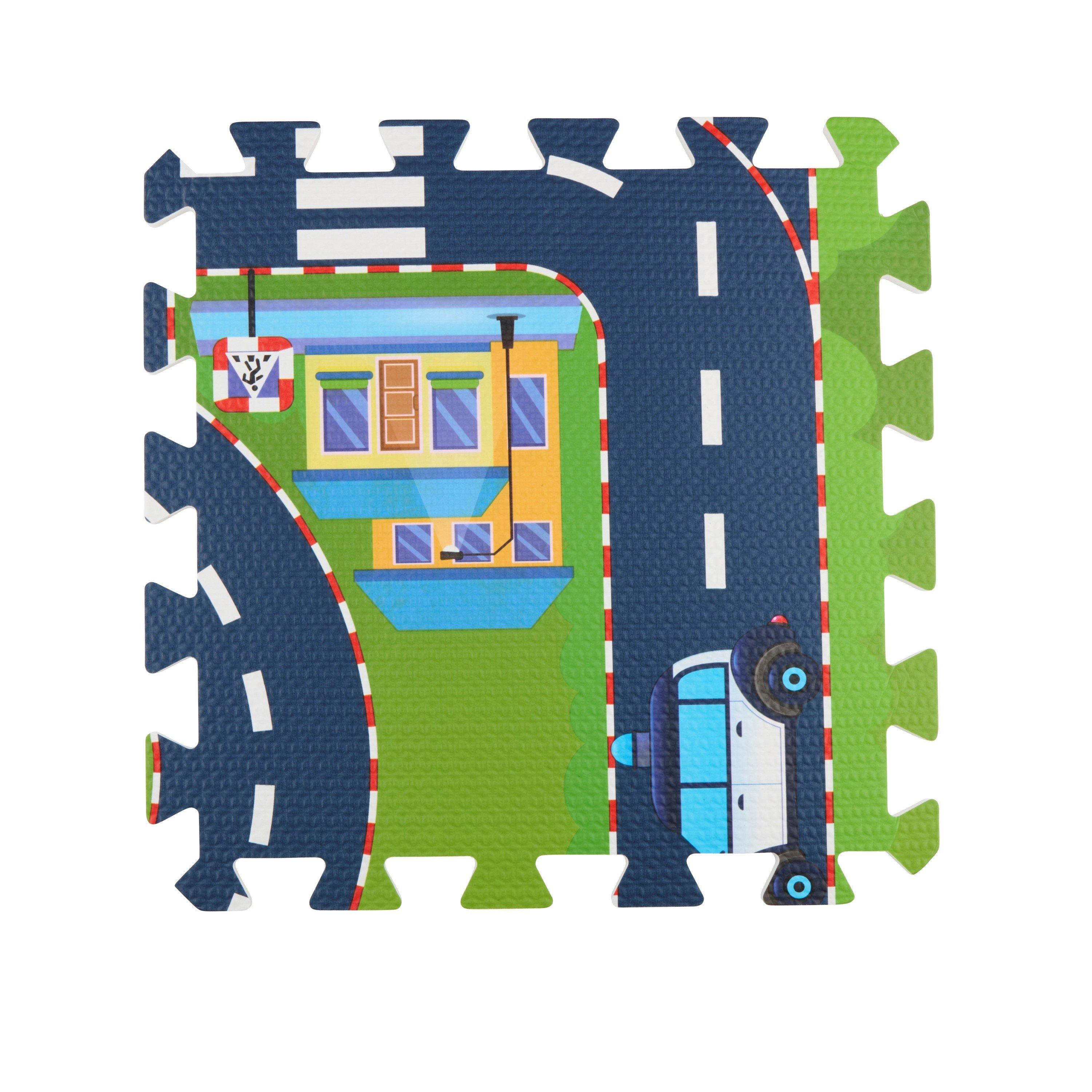 Multi - Eddy Toys - Traffic 30x30cm Playmat - 3