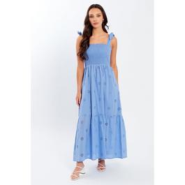 Be You Broderie Broderie Maxi Dress