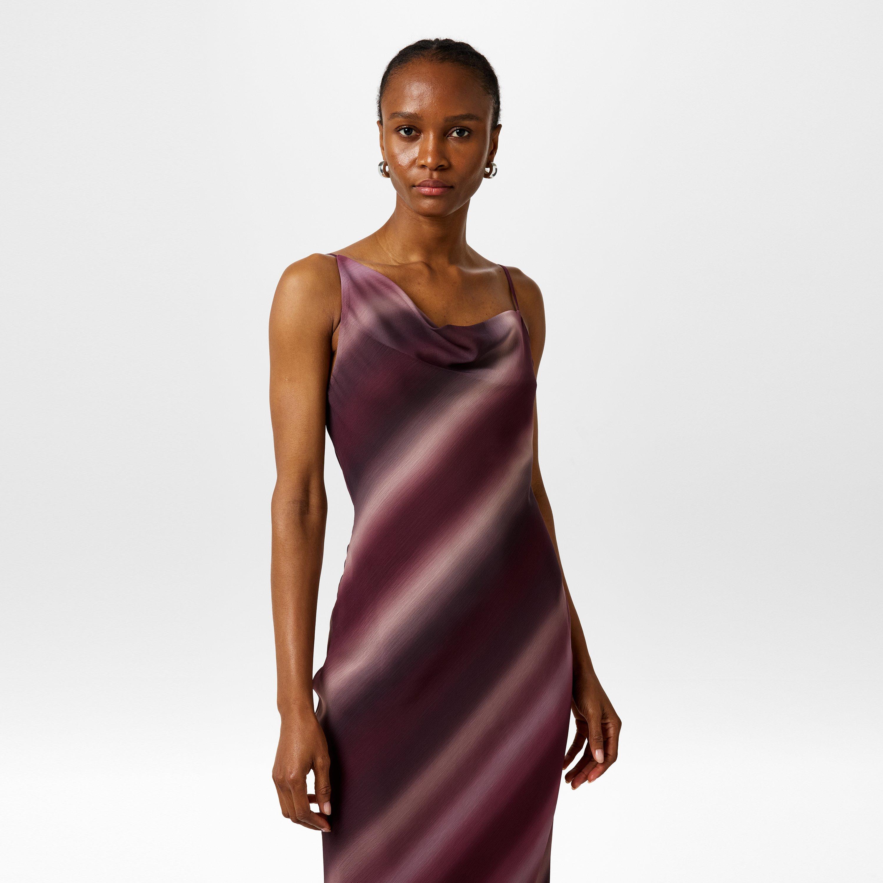 Wine Watercol - Pretty Lavish - Keisha Maxi Dress - 4