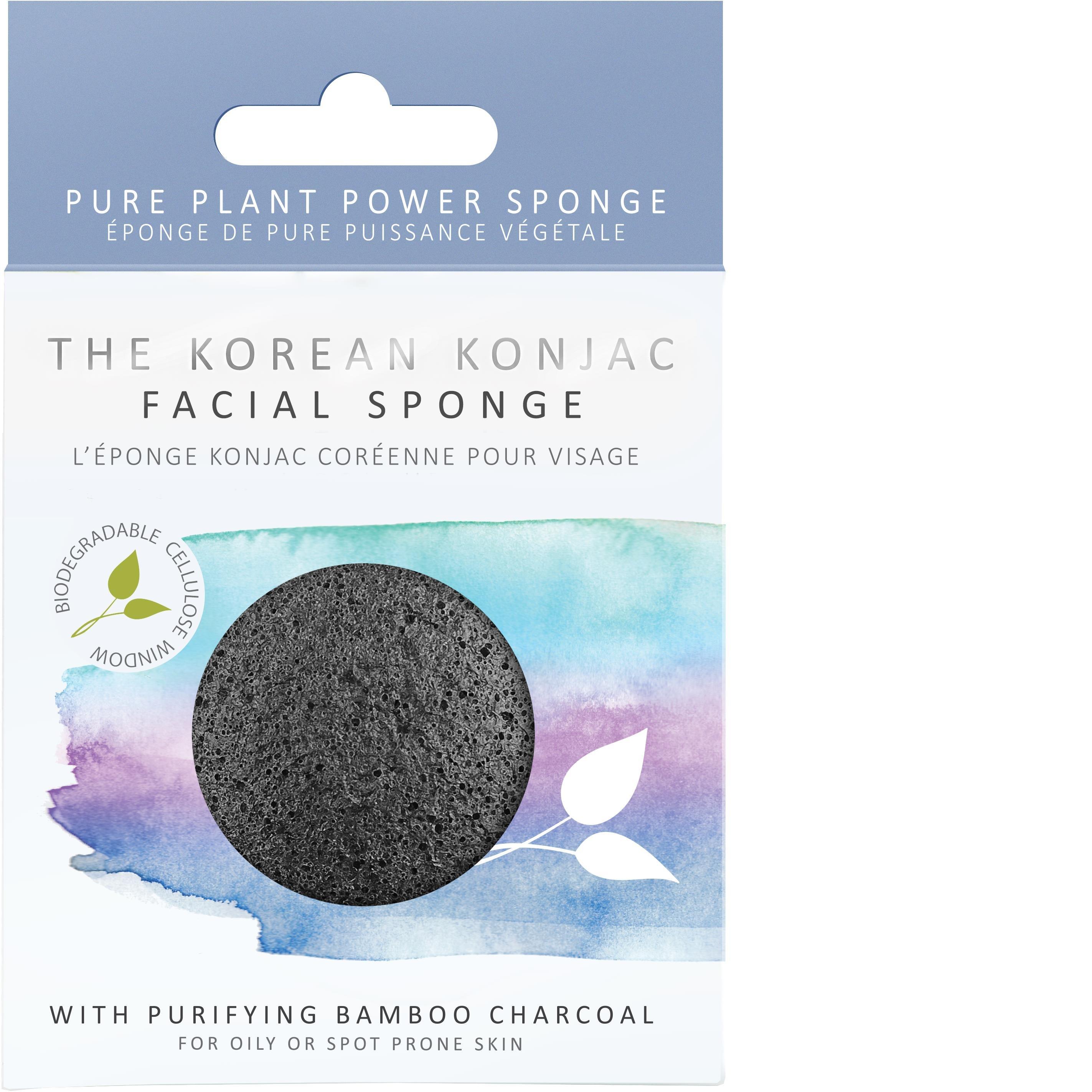 Charcoal - The Konjac Sponge - Facial Puff Sponge