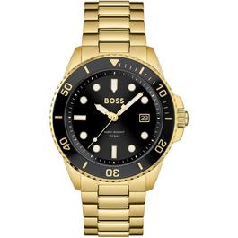 Boss Gents BOSS Ace Gold IP Bracelet Watch