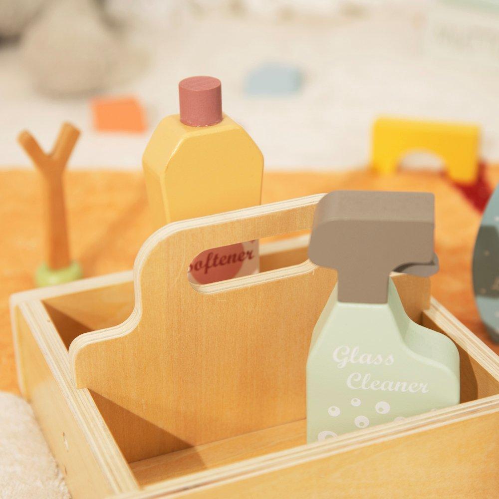 Multi - Tooky Toy - Wooden Cleaning Set - 4