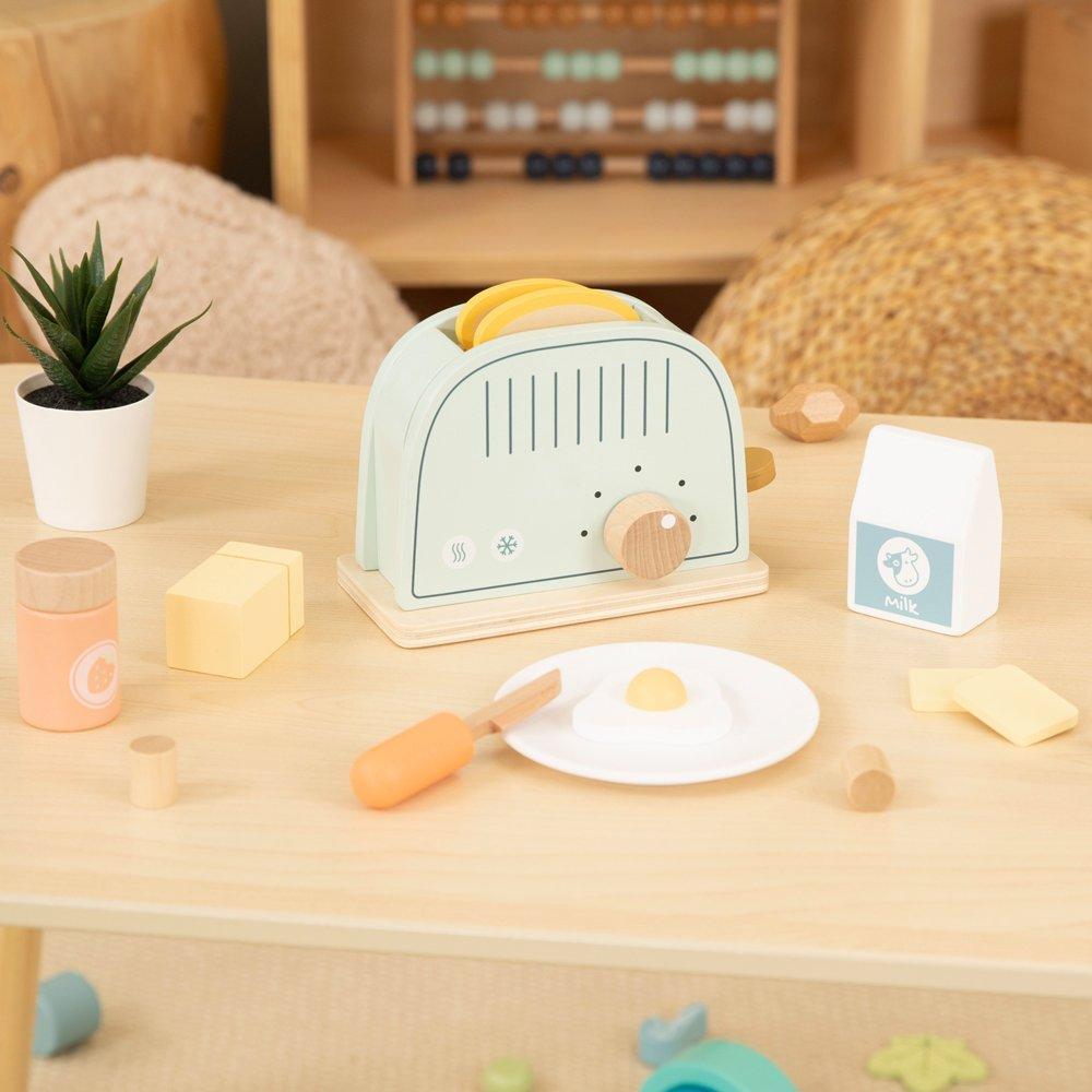 Multi - Tooky Toy - Wooden Toaster Set - 3