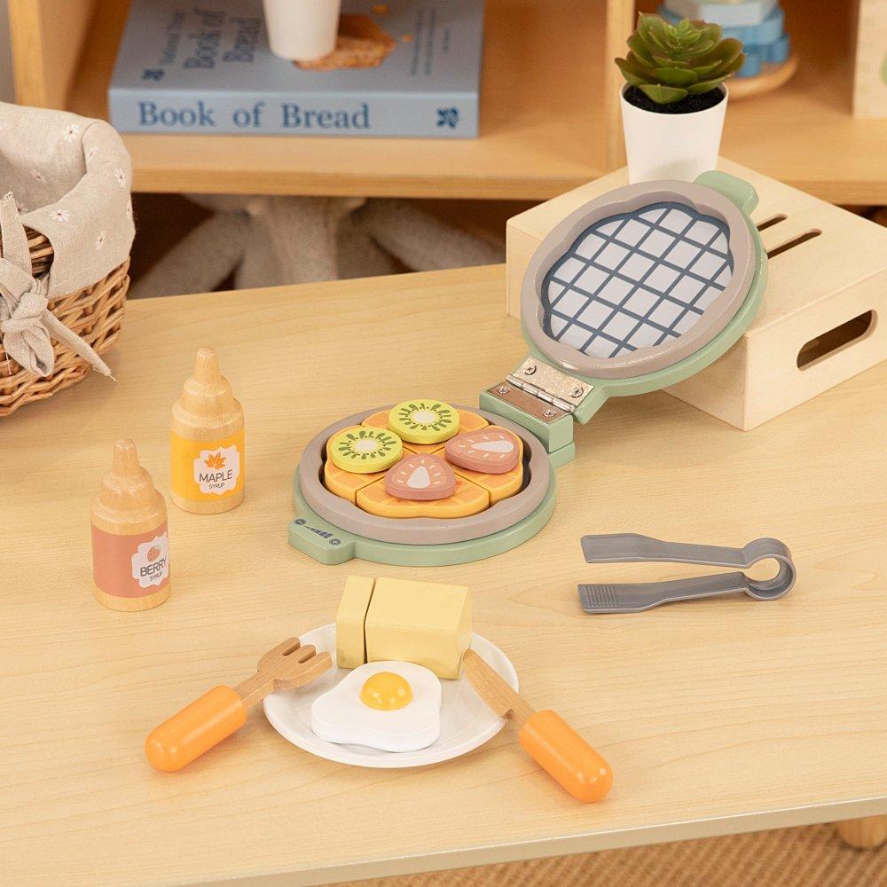 Multi - Tooky Toy - Wooden Waffle Maker - 3