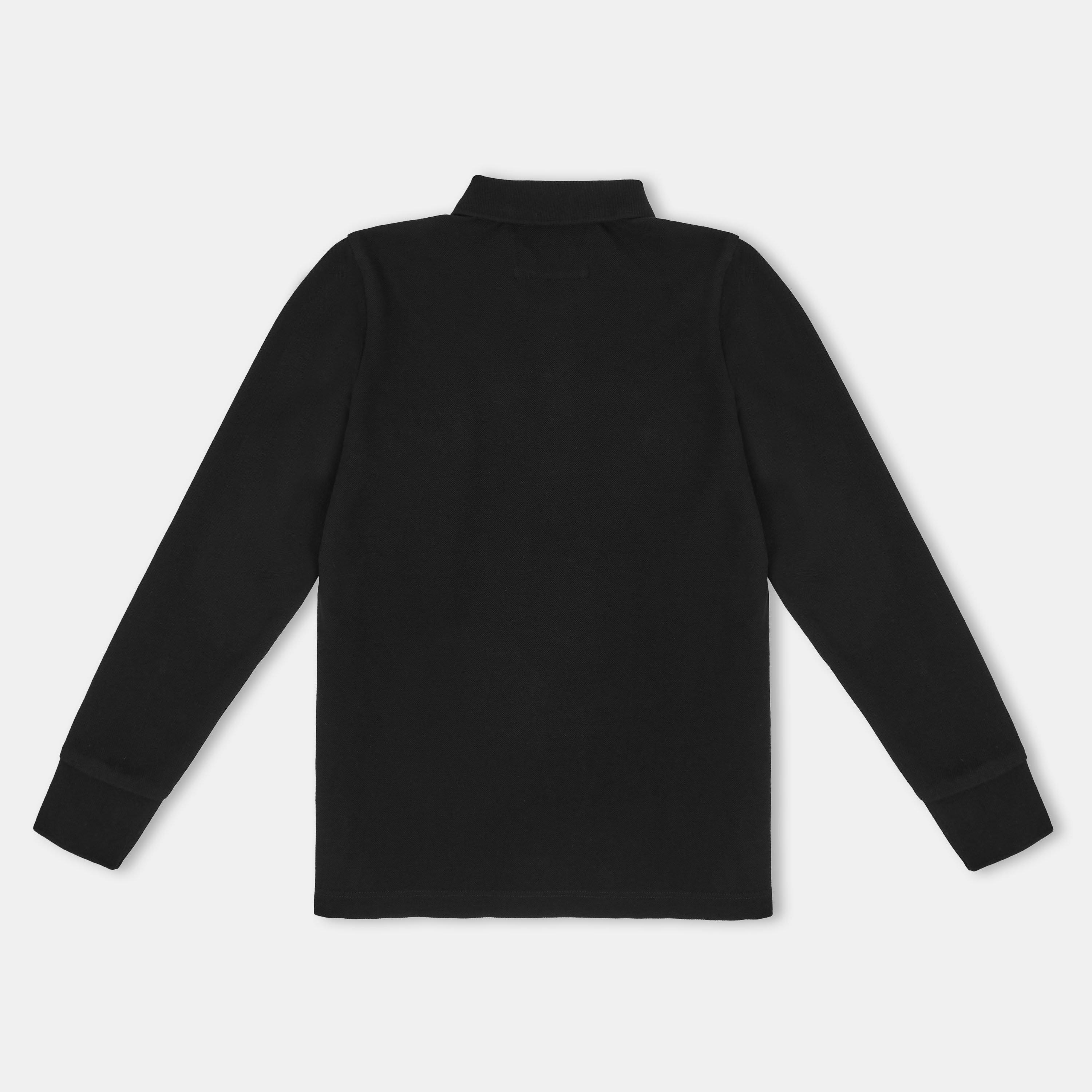Black 60100 - CP Company - Kids' Long-Sleeve Polo Shirt - 2
