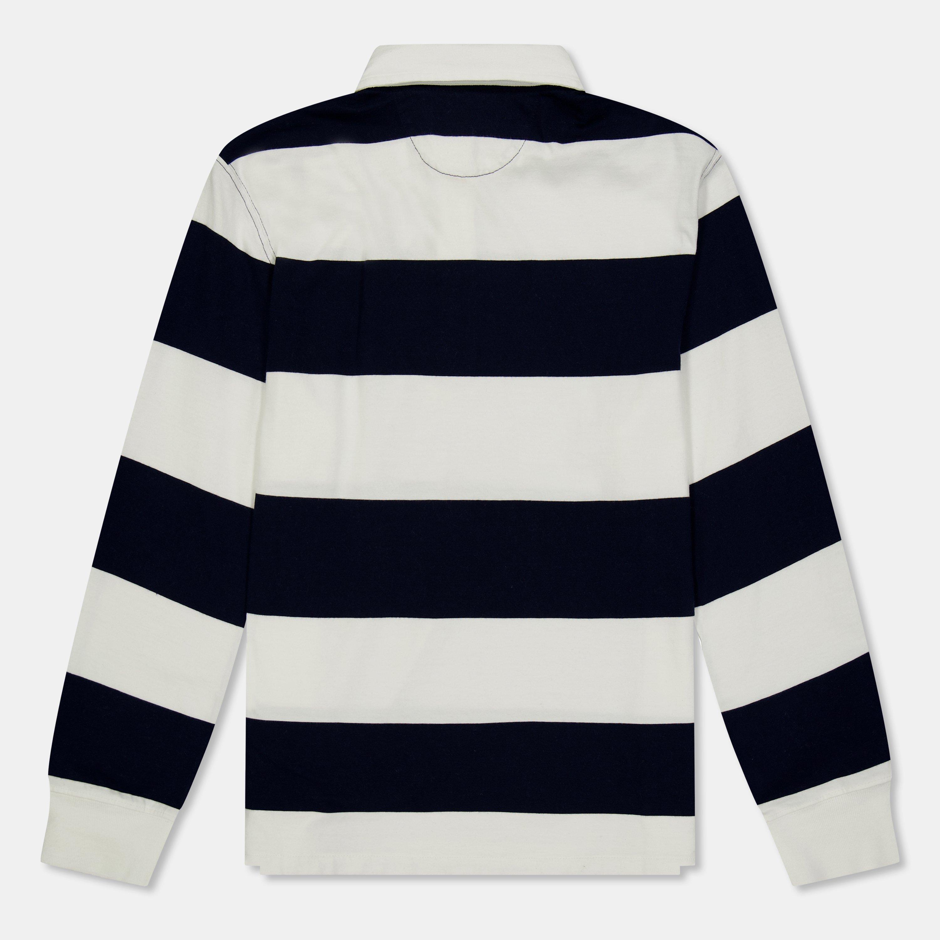 Wht/Navy - Polo Ralph Lauren - Kids' Long-Sleeve Polo Shirt - 2