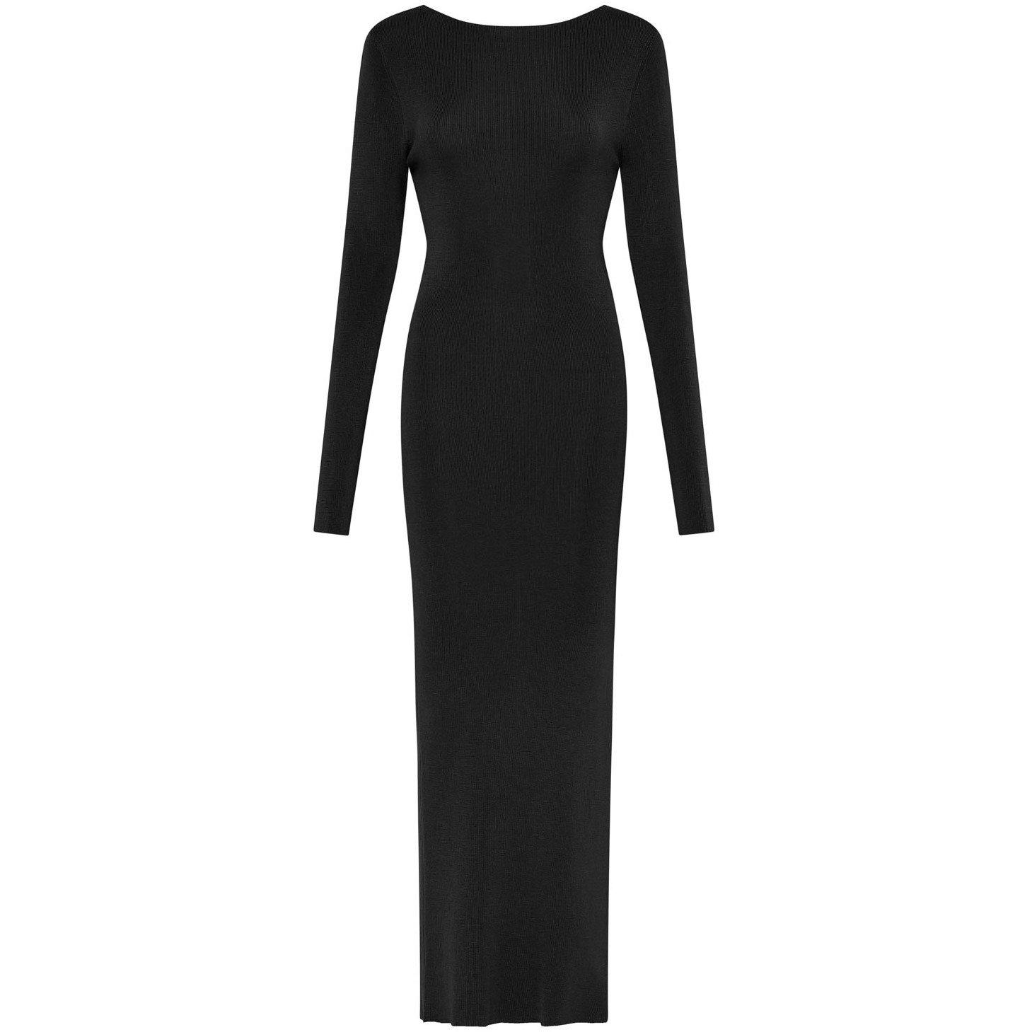 Black - St. Agni - Cut Out Dress - 5