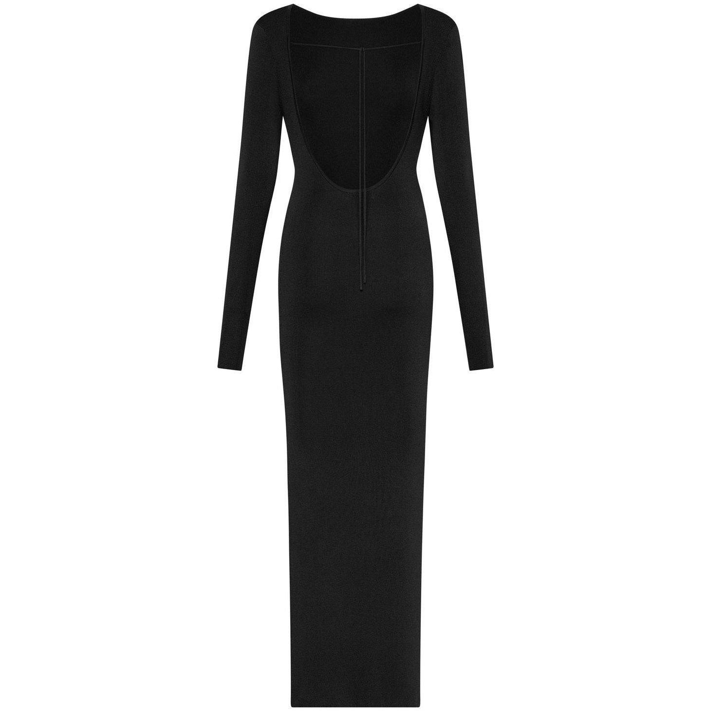 Black - St. Agni - Cut Out Dress - 6