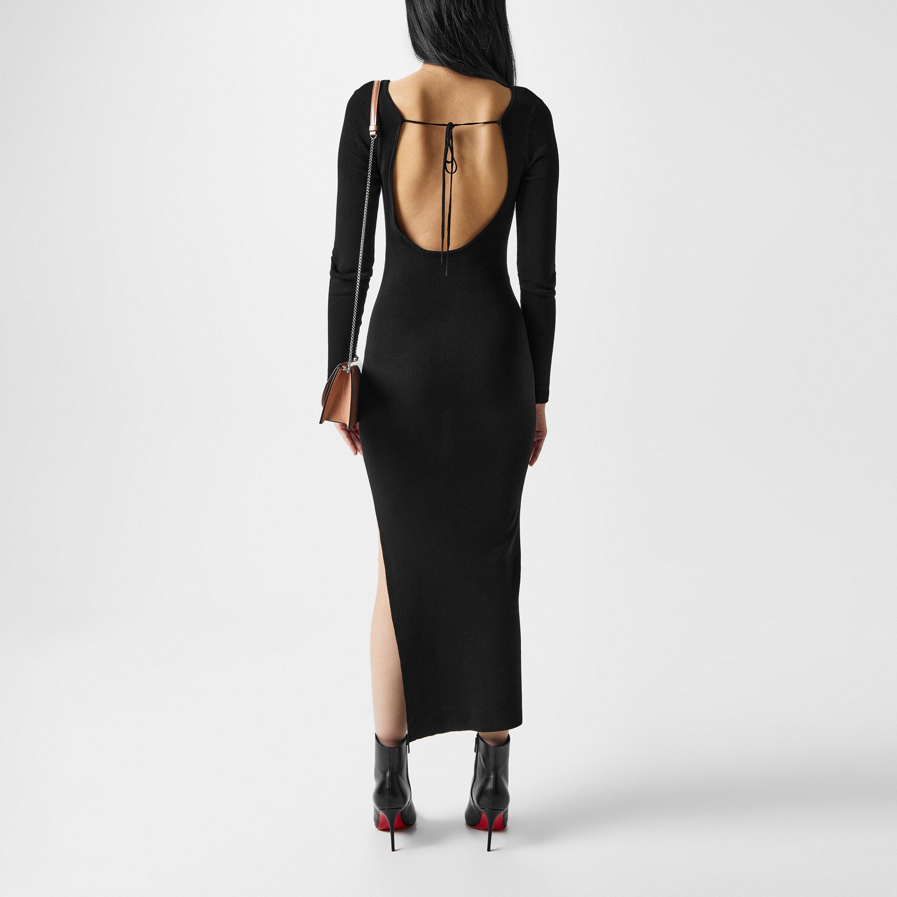 Black - St. Agni - Cut Out Dress - 3