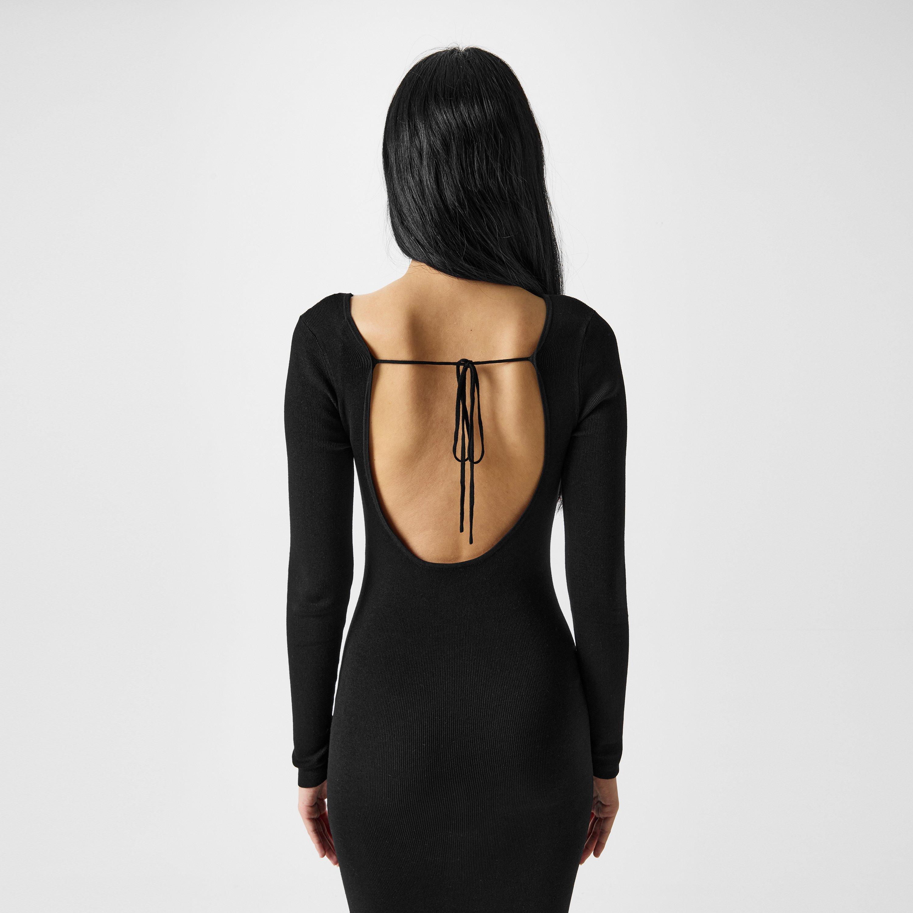 Black - St. Agni - Cut Out Dress - 4