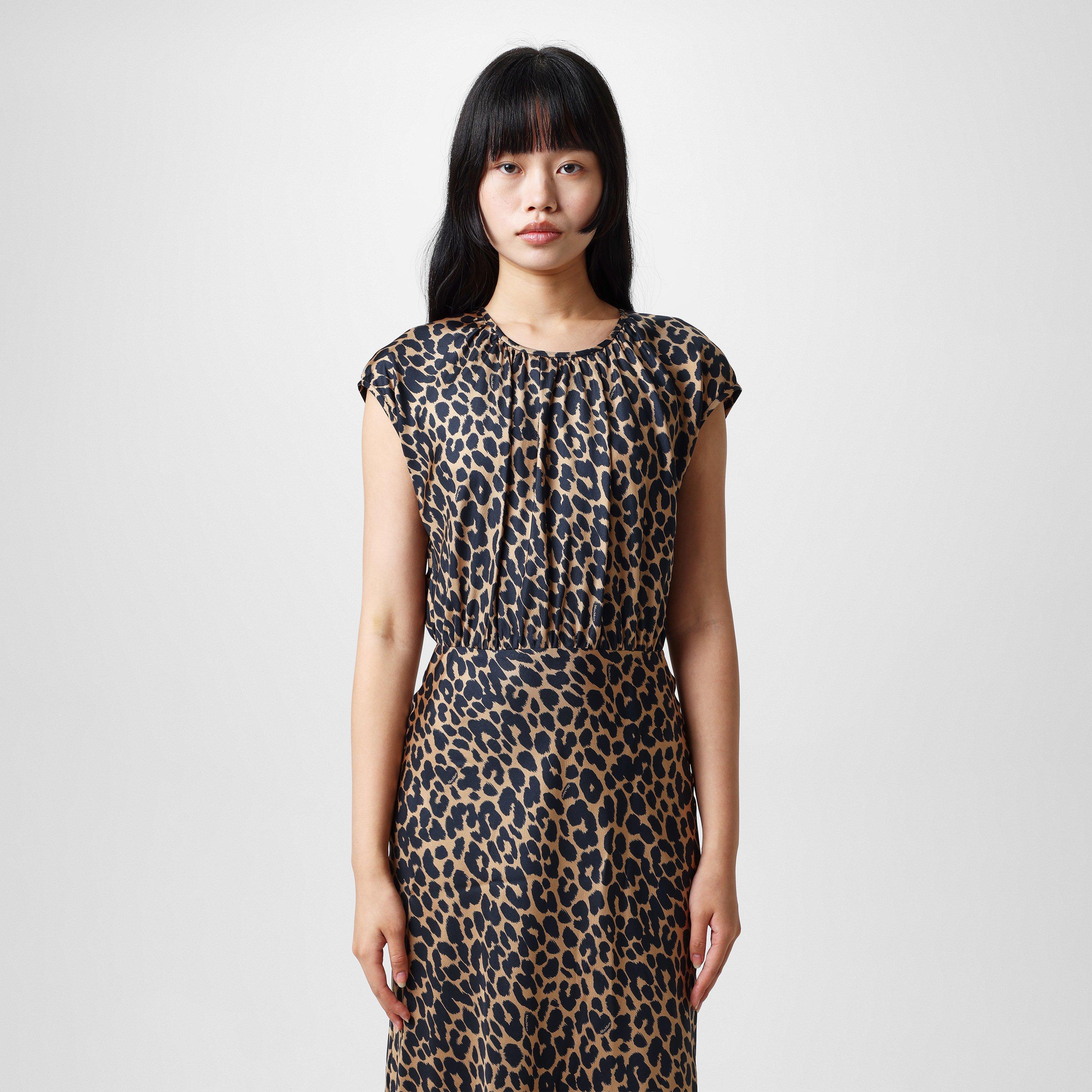 Camel Spotted - Max Mara - Women's Juglas Maxi Dress - 4