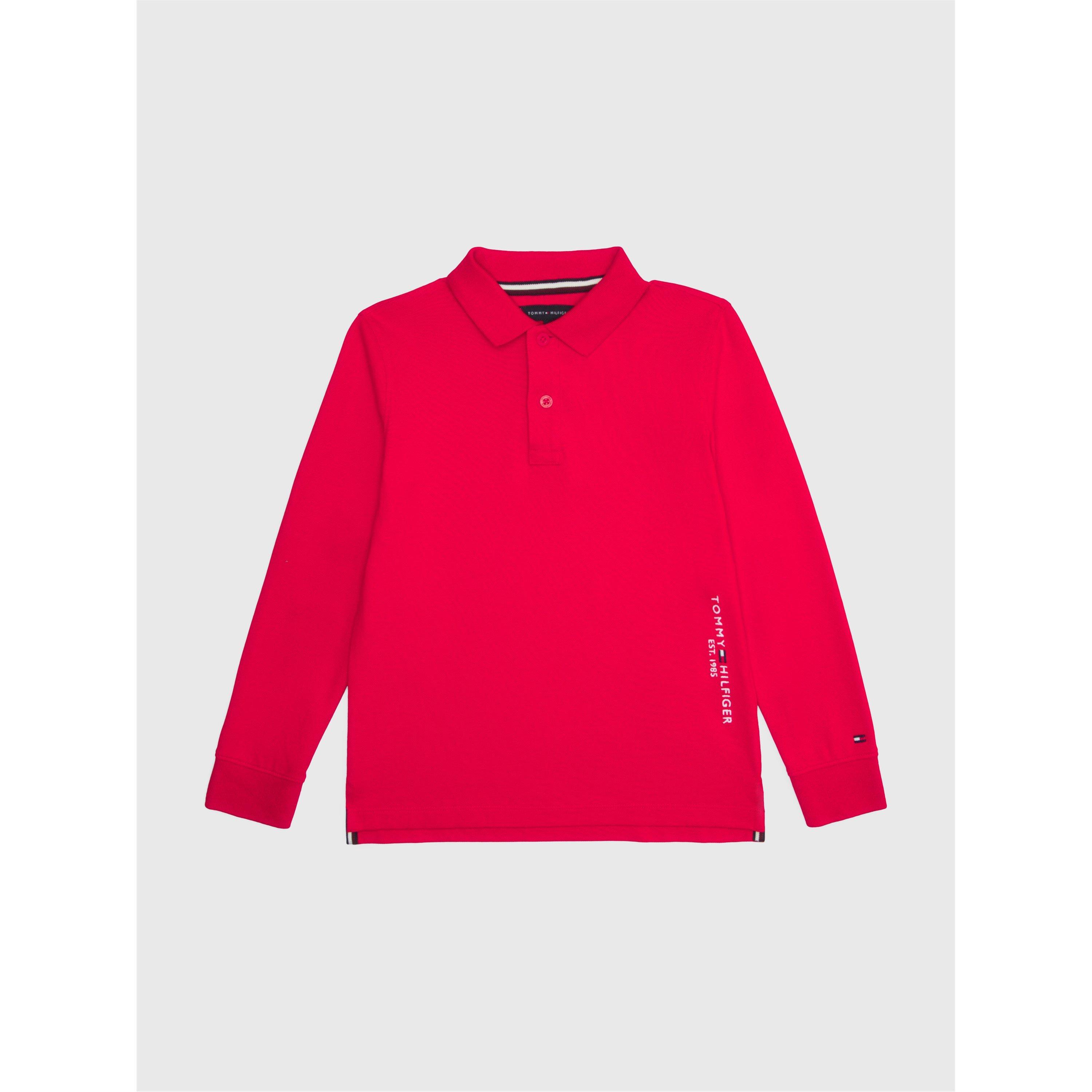 Essential Long Sleeve Polo Shirt