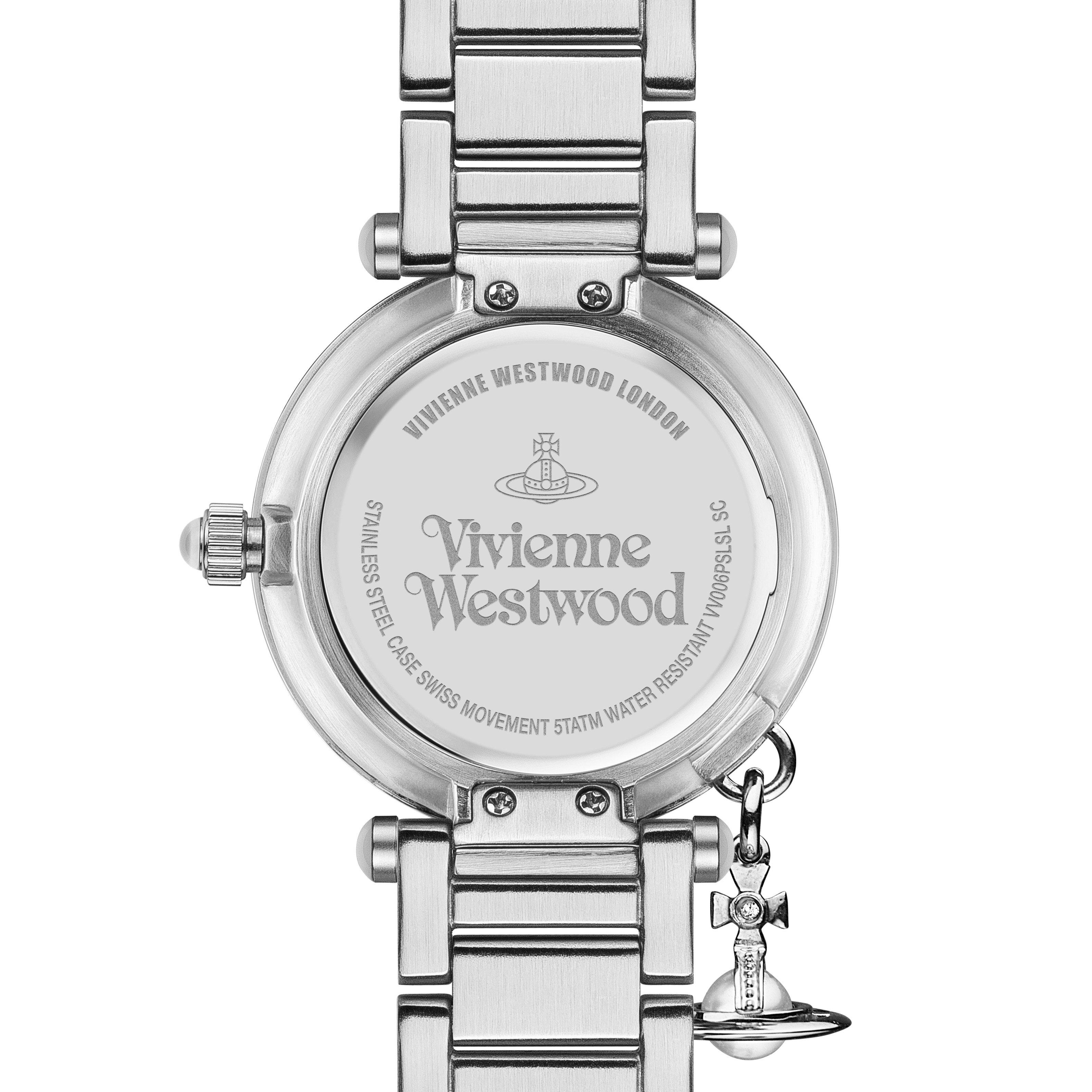 ☆vivienne☆　オーダーメイド Vivienne Westwood Noella クリスタル オーブ ロゴ ハートピアス
