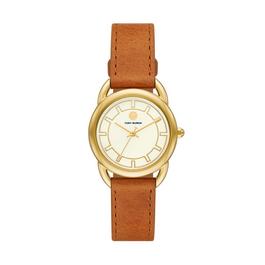 Tory Burch Tory Burch Ravello Three-Hand Leather Watch