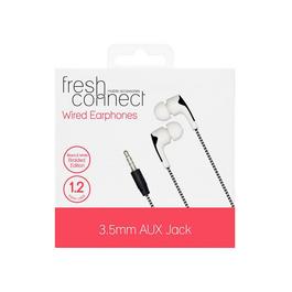 Fresh Connect GAME In-Ear Wired Earphones with Microphone White