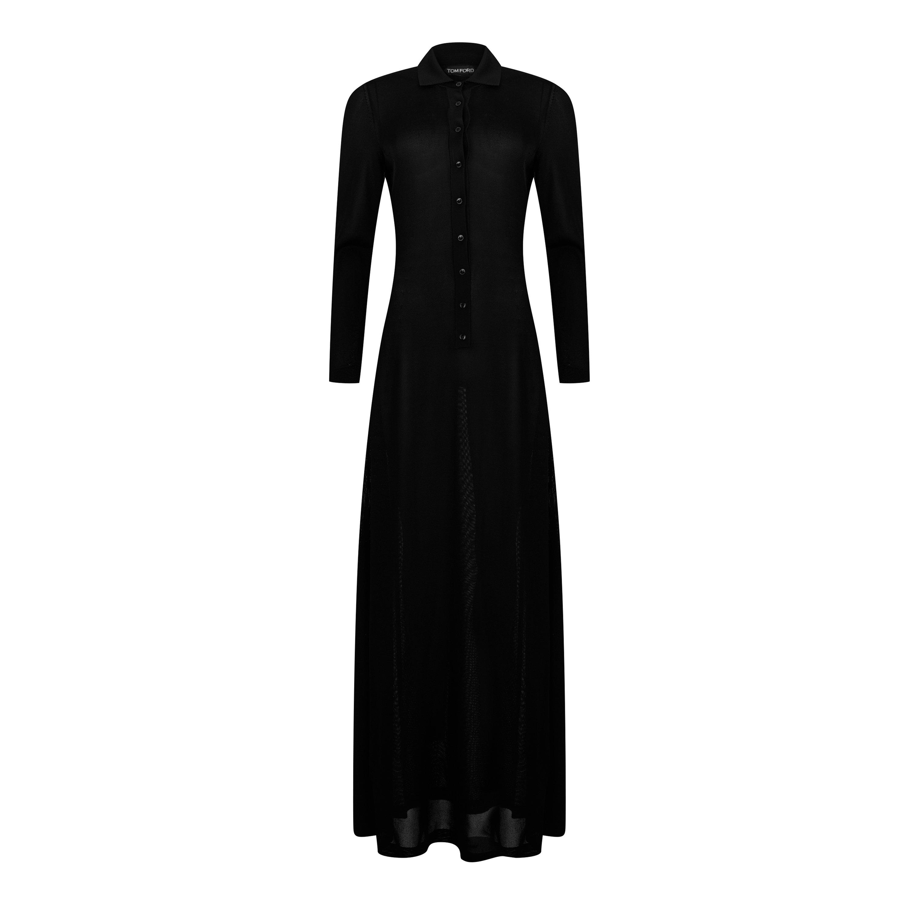 Black - Tom Ford - Slinky Maxi Dress - 5