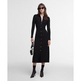 Barbour International Della Knitted Midi Dress