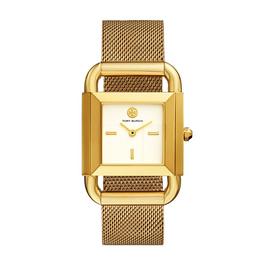 Tory Burch The Phipps Mesh Bracelet Two Hand Watch TBW7250