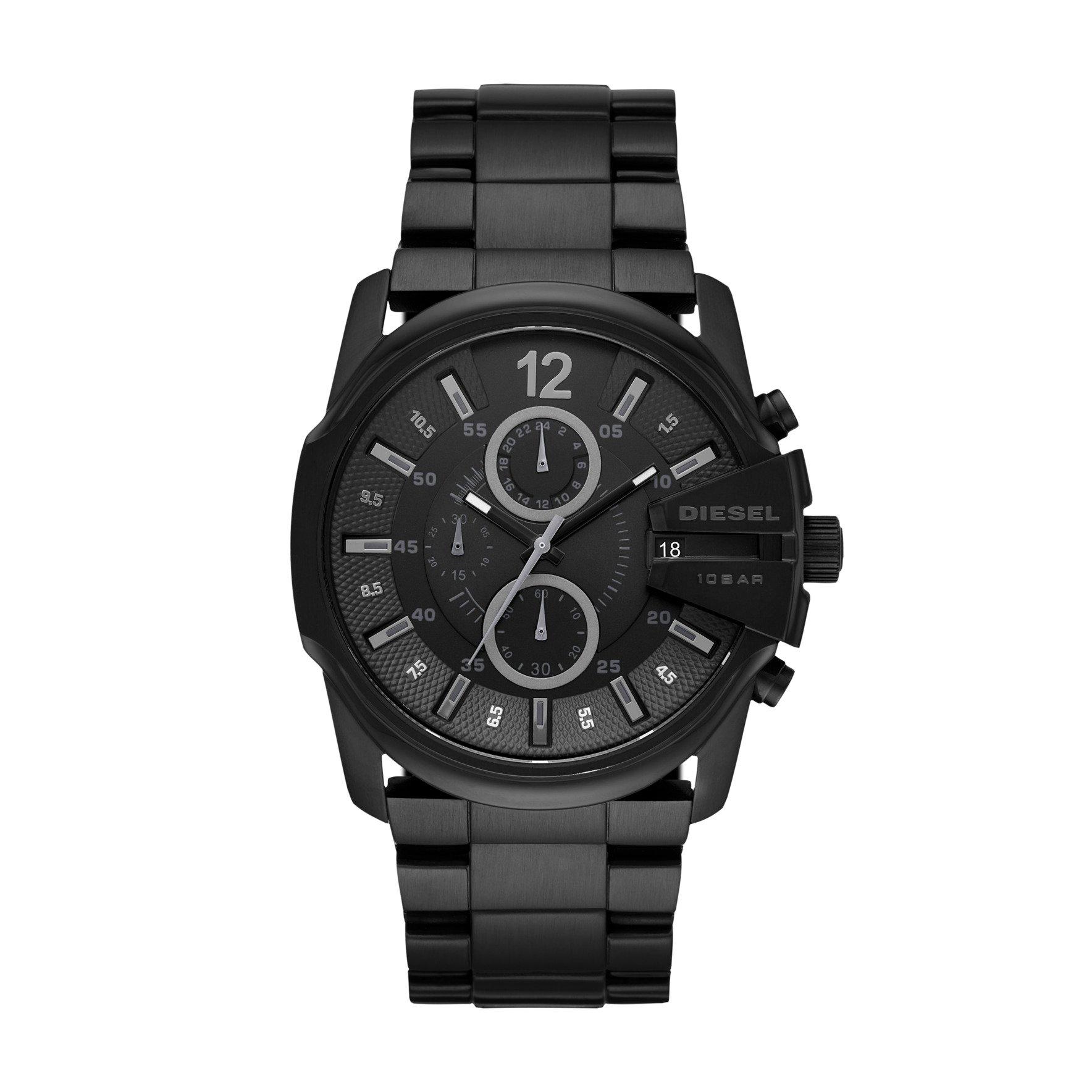 Black - Diesel - Men's Master Chief Analogue Quartz Watch - 2