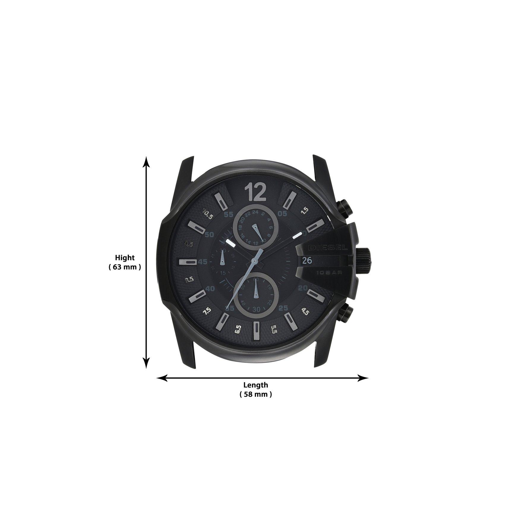 Black - Diesel - Men's Master Chief Analogue Quartz Watch - 13