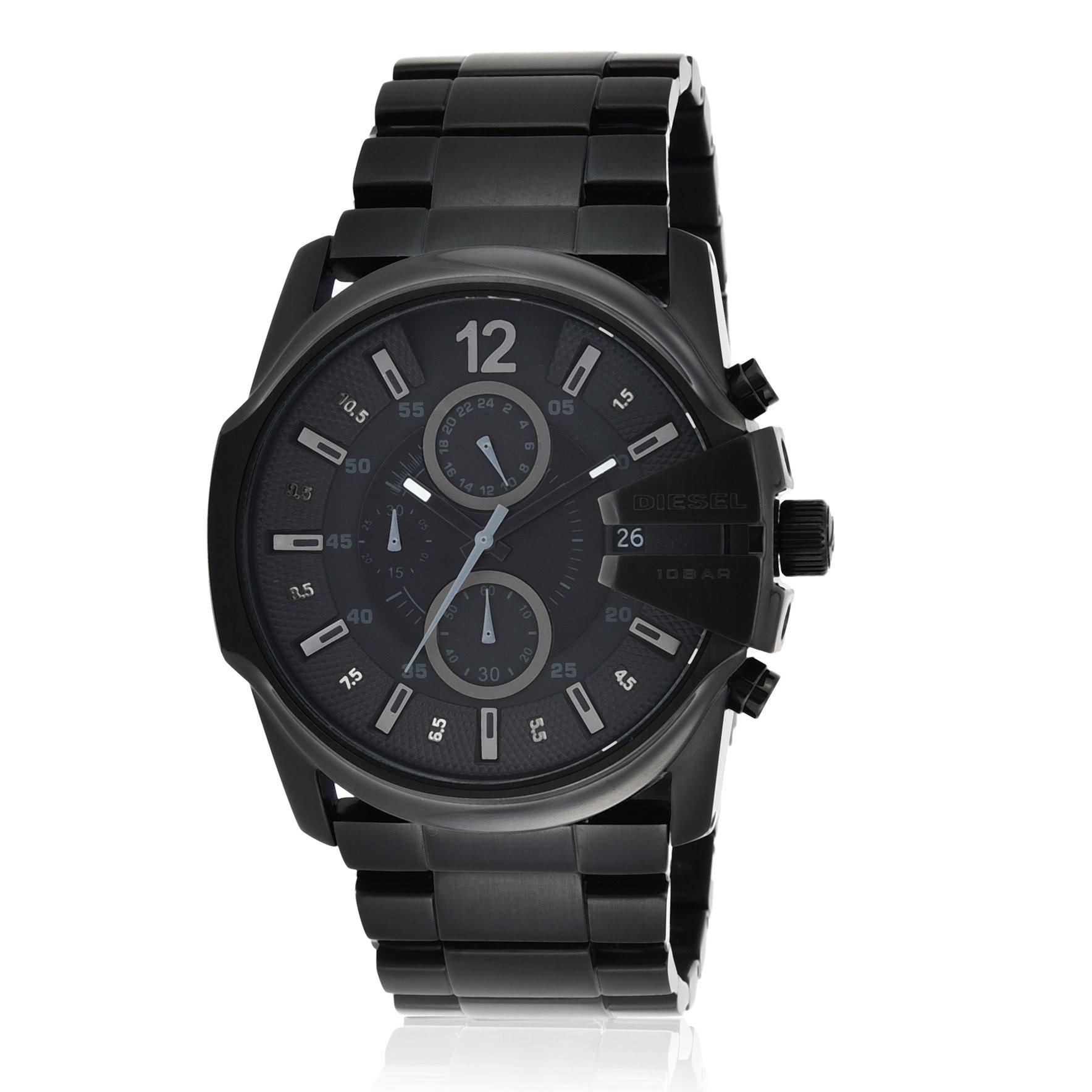 Black - Diesel - Men's Master Chief Analogue Quartz Watch - 6