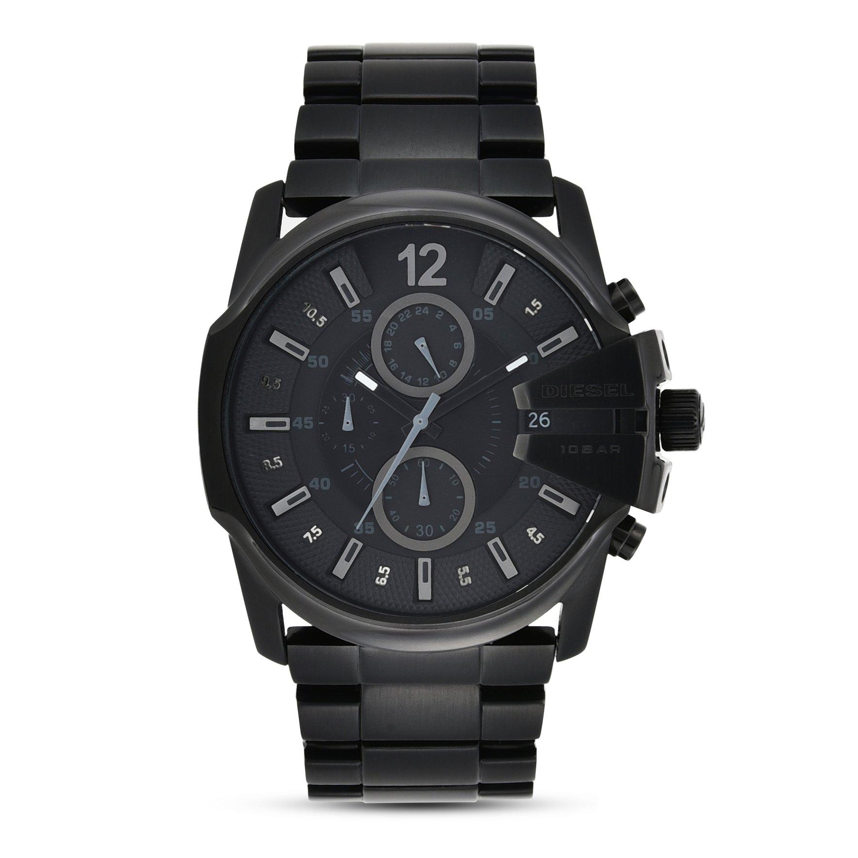 Black - Diesel - Men's Master Chief Analogue Quartz Watch - 7