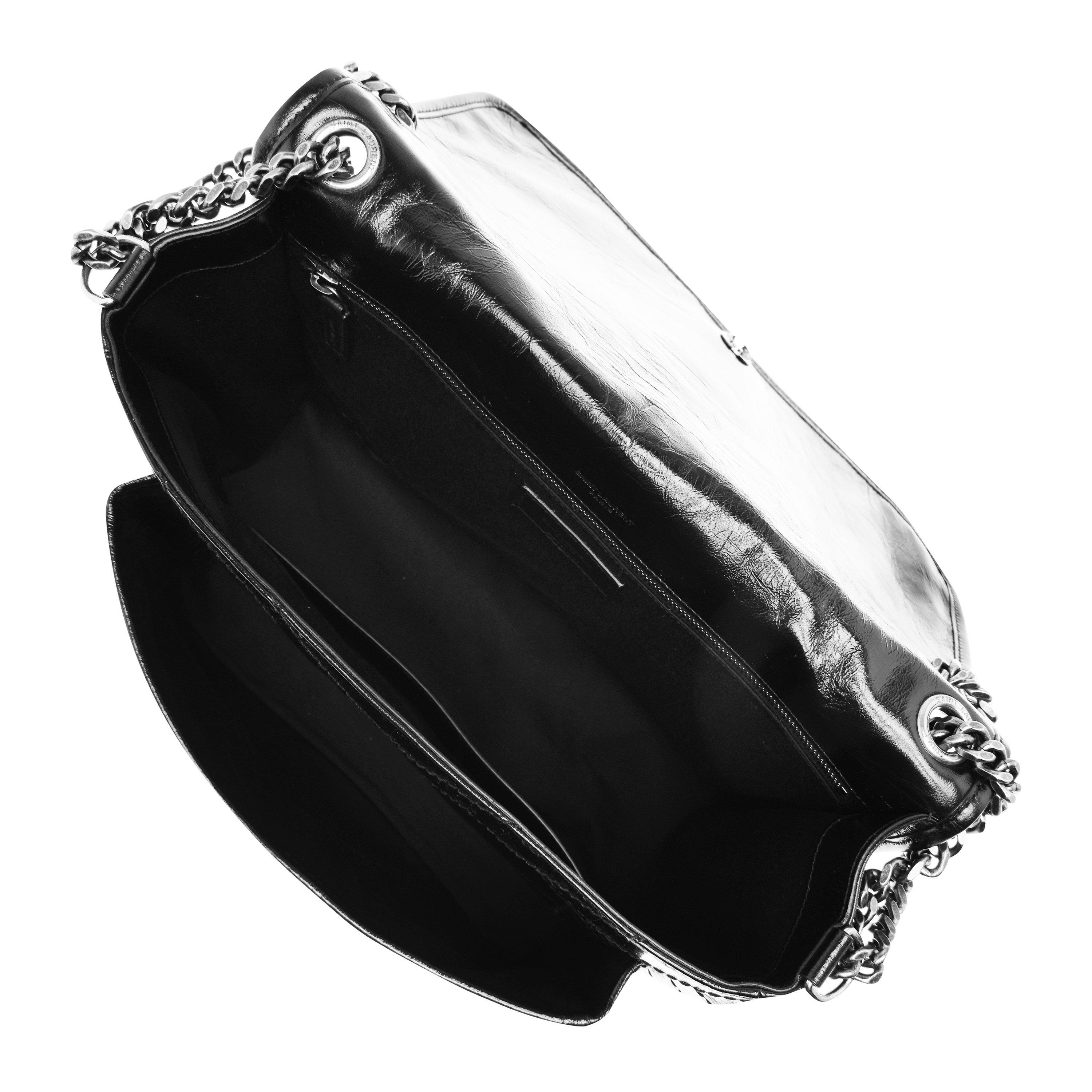 Black/Black - Saint Laurent - Nicki Large Shoulder Bag - 6