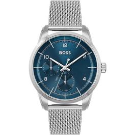 Boss Gents BOSS Soffio Stainless Steel Mesh Strap Watch