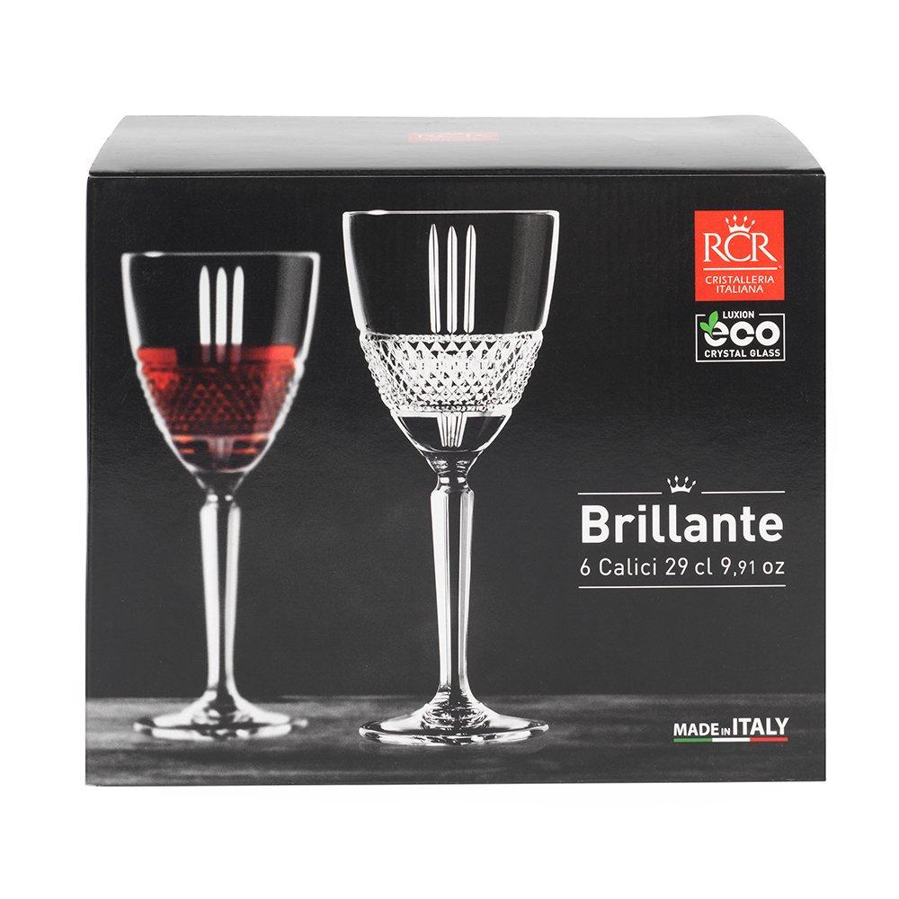 Clear - RCR - Briliante 6 Pack Wine Glasses - 2