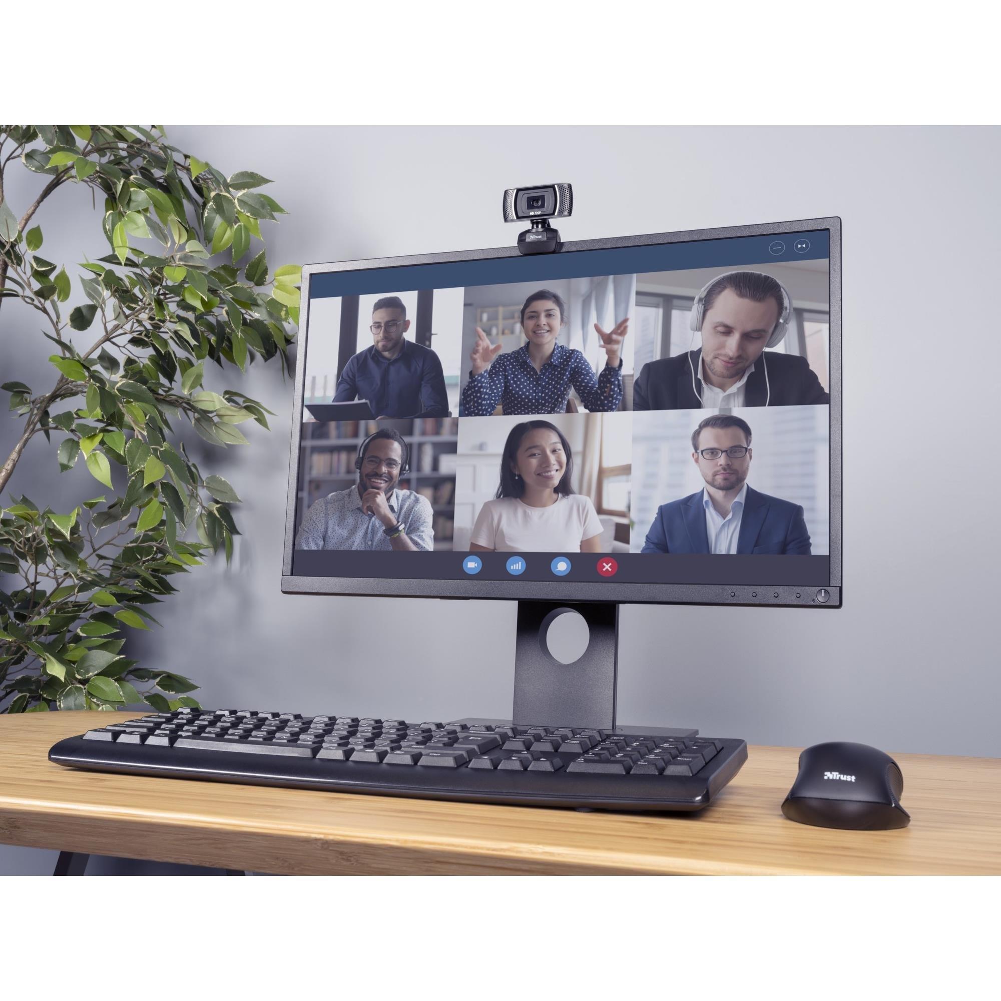 Negro - Trust - Exis PC & Laptop Webcam - 7