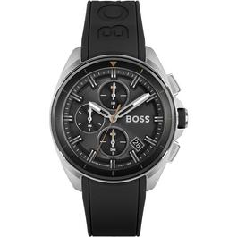 Boss Gents BOSS Volane Black Silicone Strap Watch