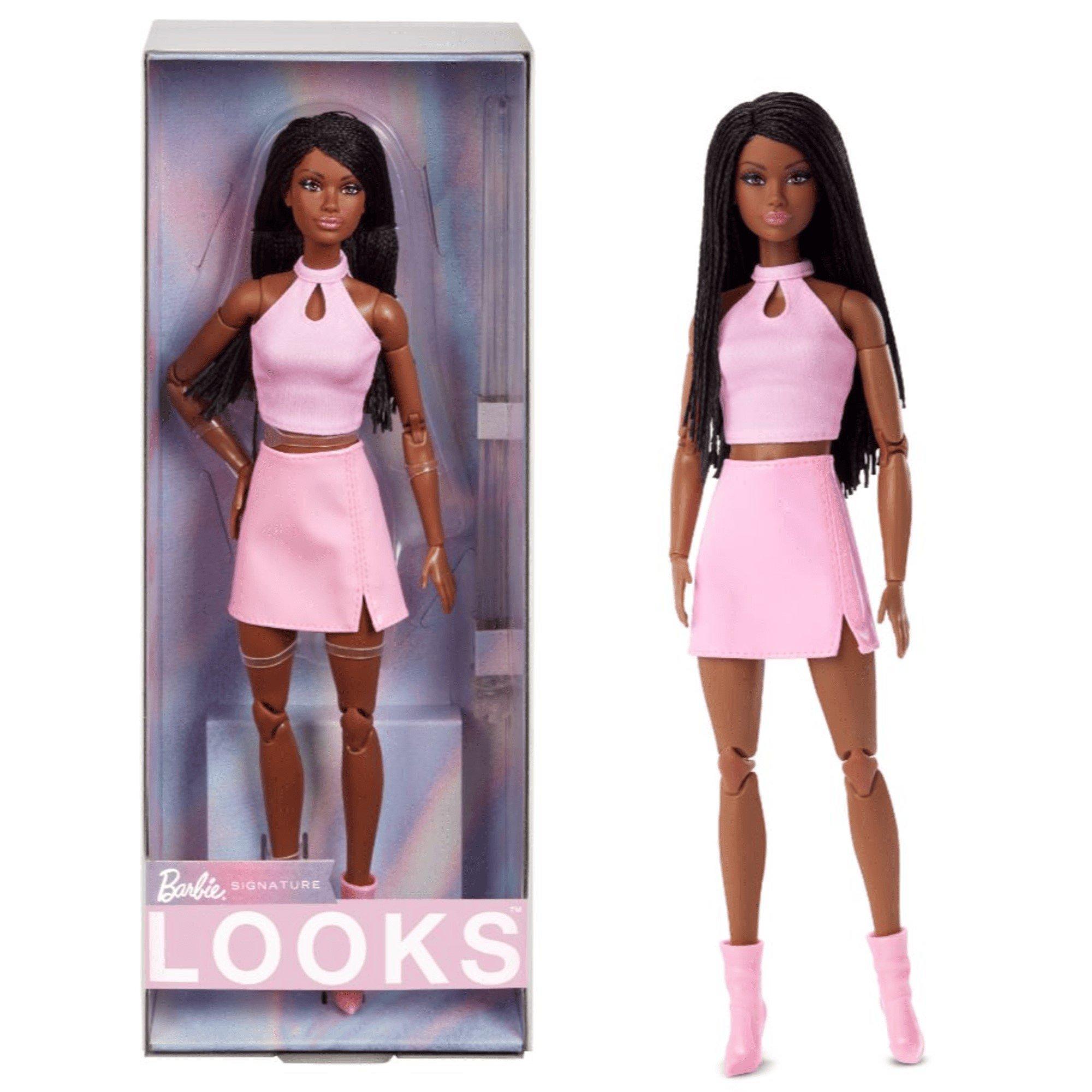 Barbie BARBIE LOOKS BRAIDS PINK SKIRT OUTFIT