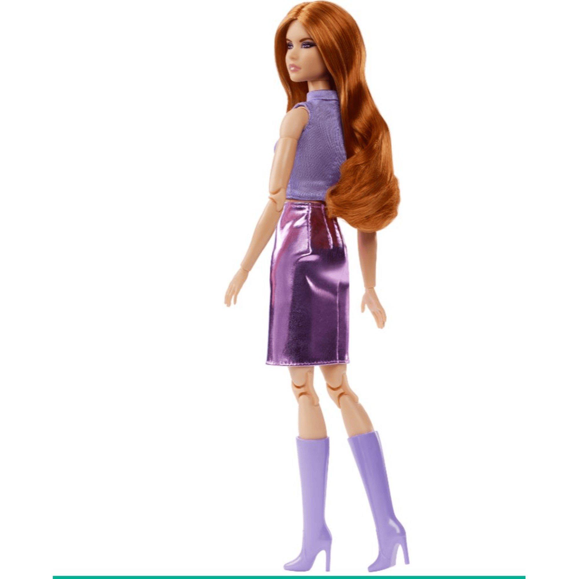 N/A - Barbie - BARBIE LOOKS RED HEAD PURPLE SKIRT OUTFIT - 6